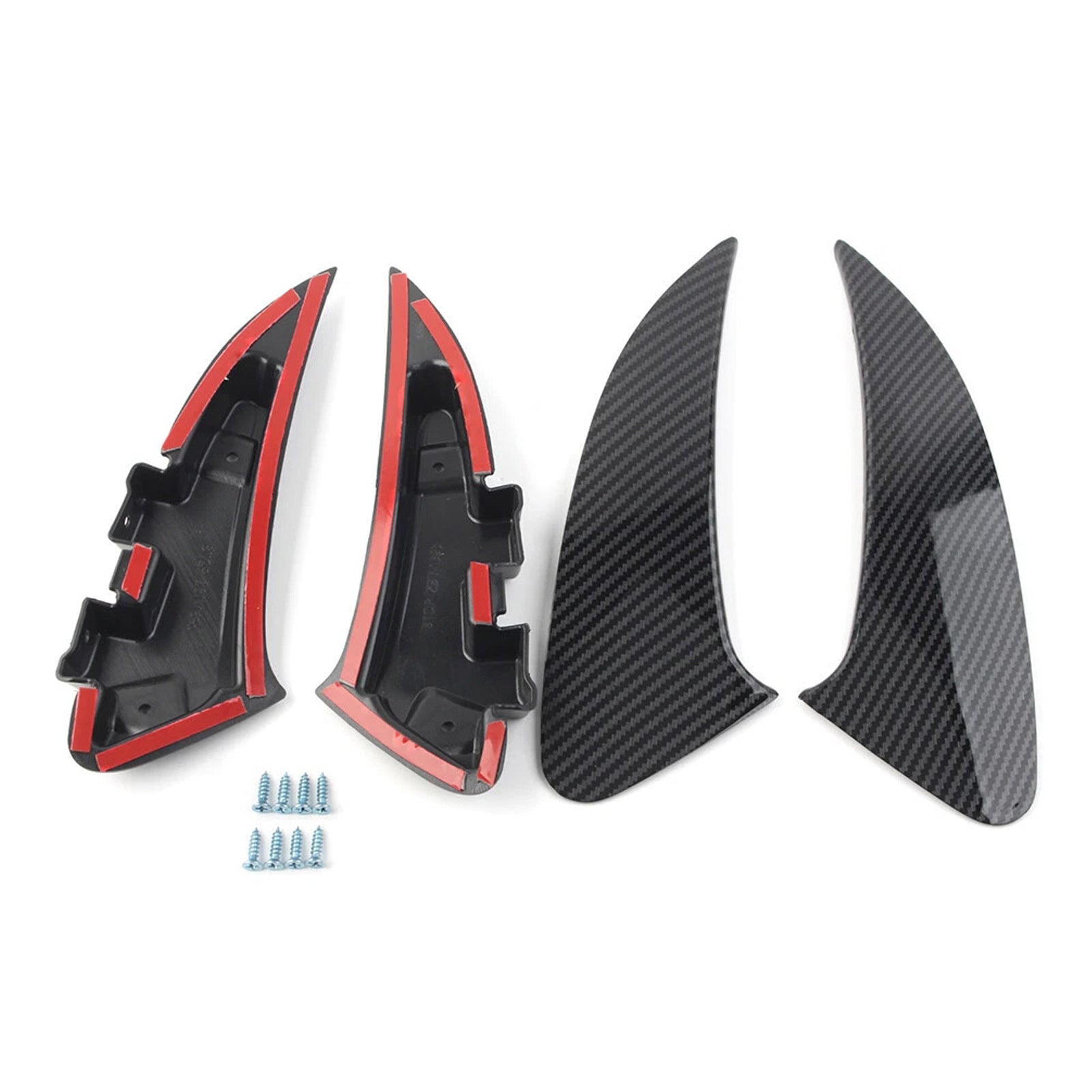 Copertura della presa d'aria posteriore in look carbonio per Benz CLA C118 CLA45 AMG 2020+