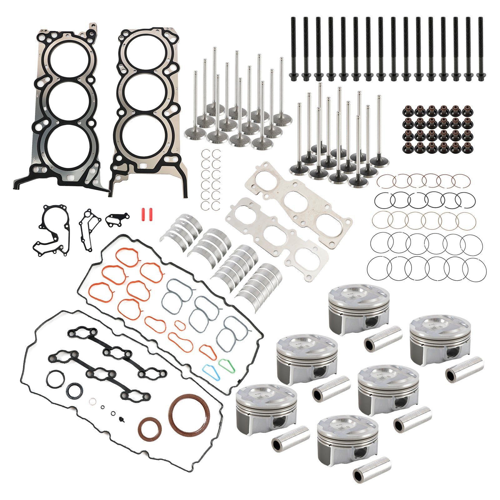 Kit de pistón, sellos y cojinetes para motor Hyundai Azera 3.3L G6DH 3.3L 2013-2017 209103CP00