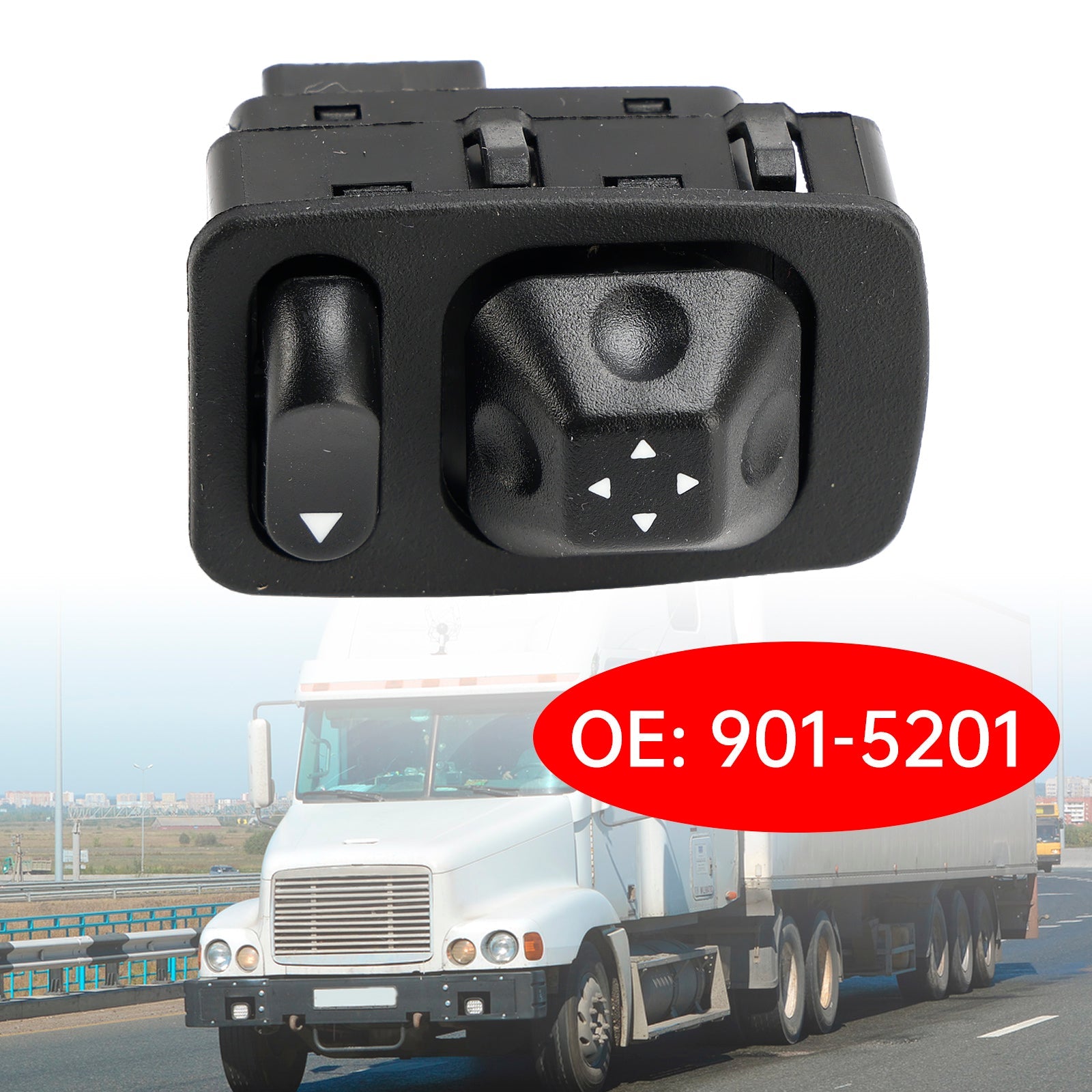 2003-2009 Freightliner FLC Century commutateur de miroir électrique 34103PF 901-5201