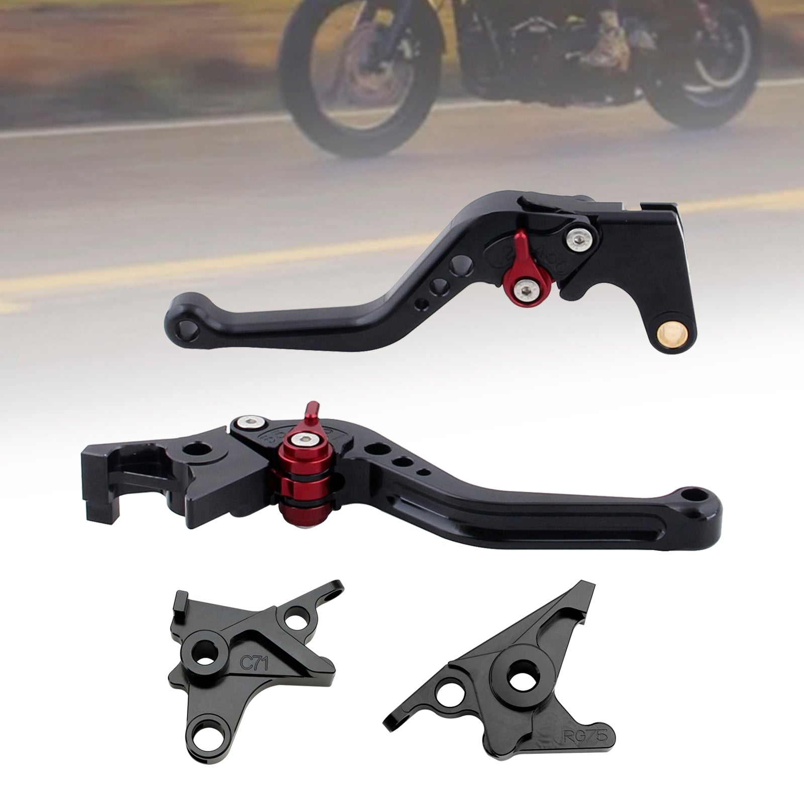 Levier de frein et d'embrayage court pour BMW R NINE T / PURE / RACER 2017-2023