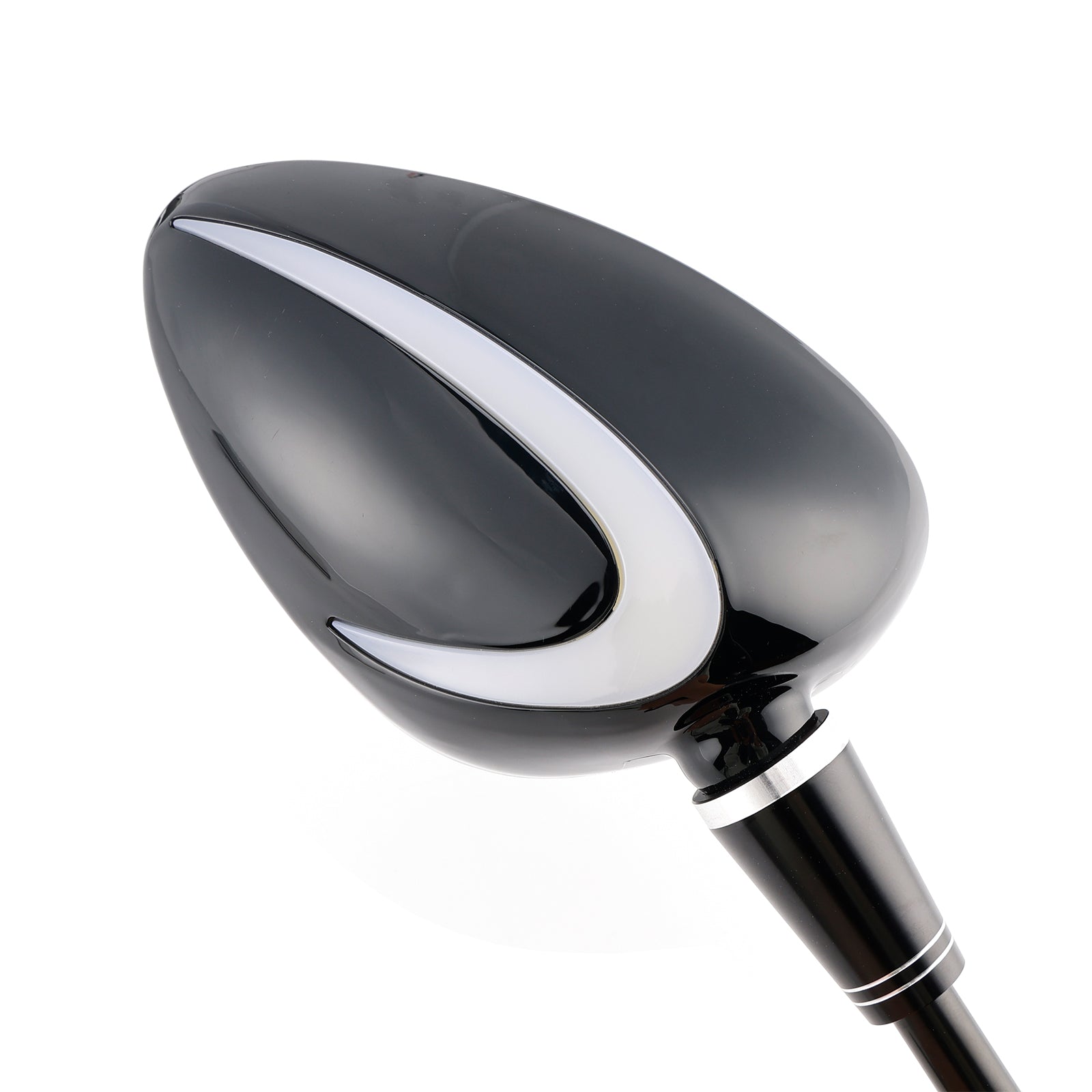 Para czarnych lusterki LED Nić 10 mm po prawej stronie Piaggio Vespa