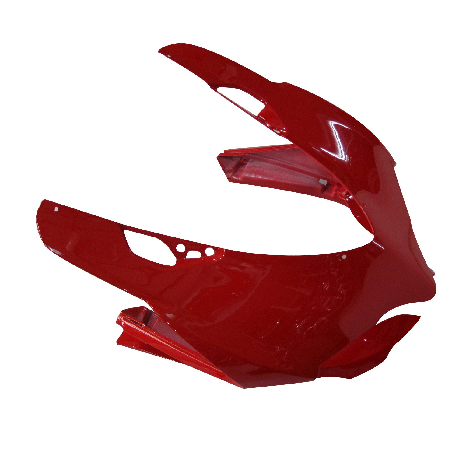 Kit de carénage en plastique moulé par injection rouge et blanc pour Ducati 1199/899 2012-2014