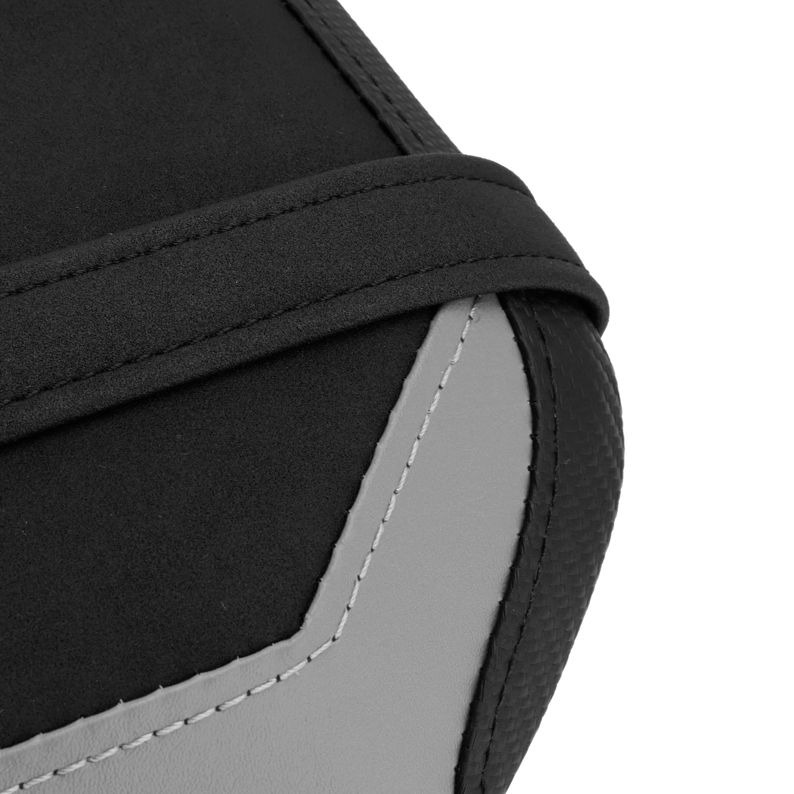 Coussin de selle passager arrière plat en PU noir pour Yamaha MT-07/FZ-07 (à partir de 2025).