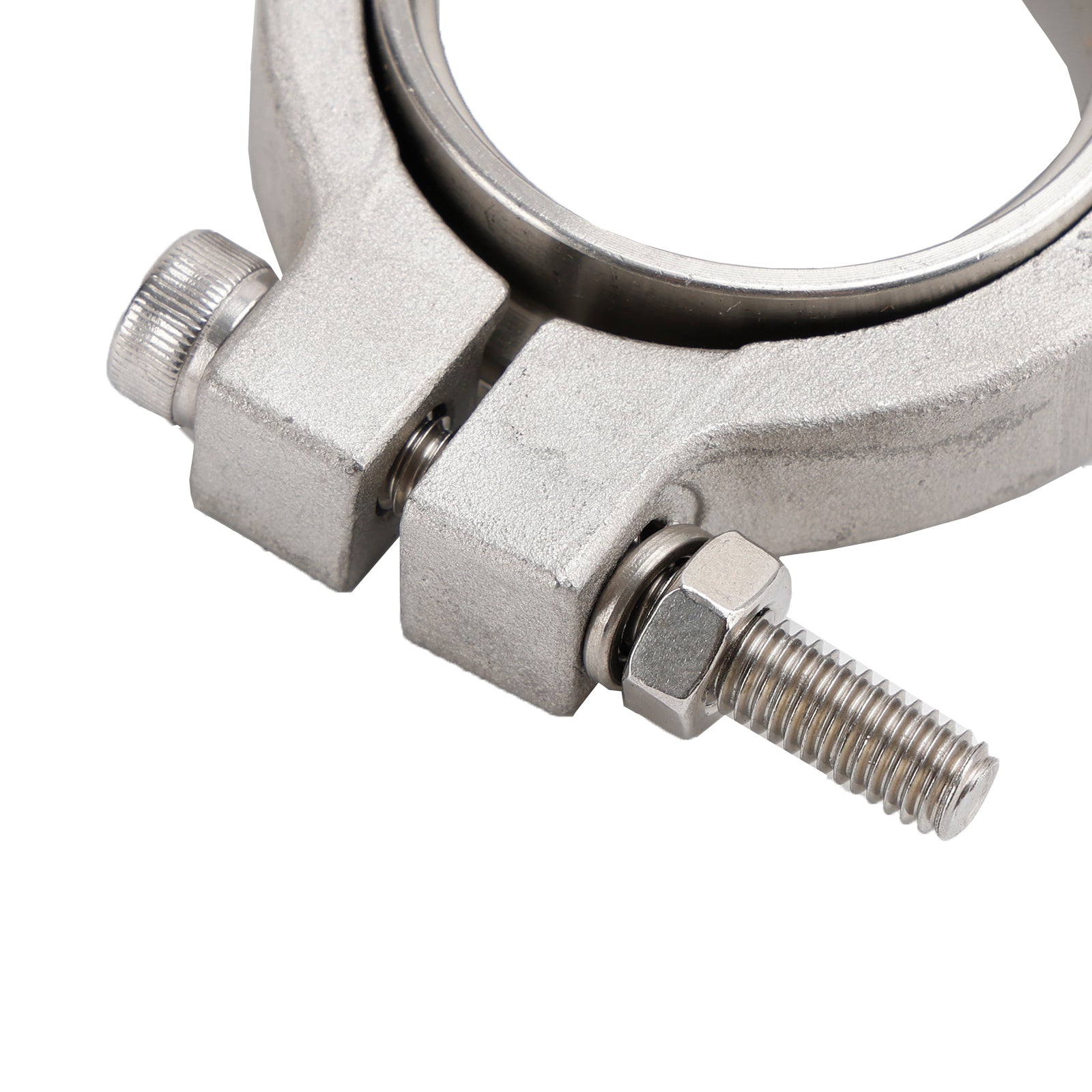 Kit de 4 colliers de serrage V-Band TiAL MV-S 38 mm pour soupape de décharge, avec vis, écrous et joints.
