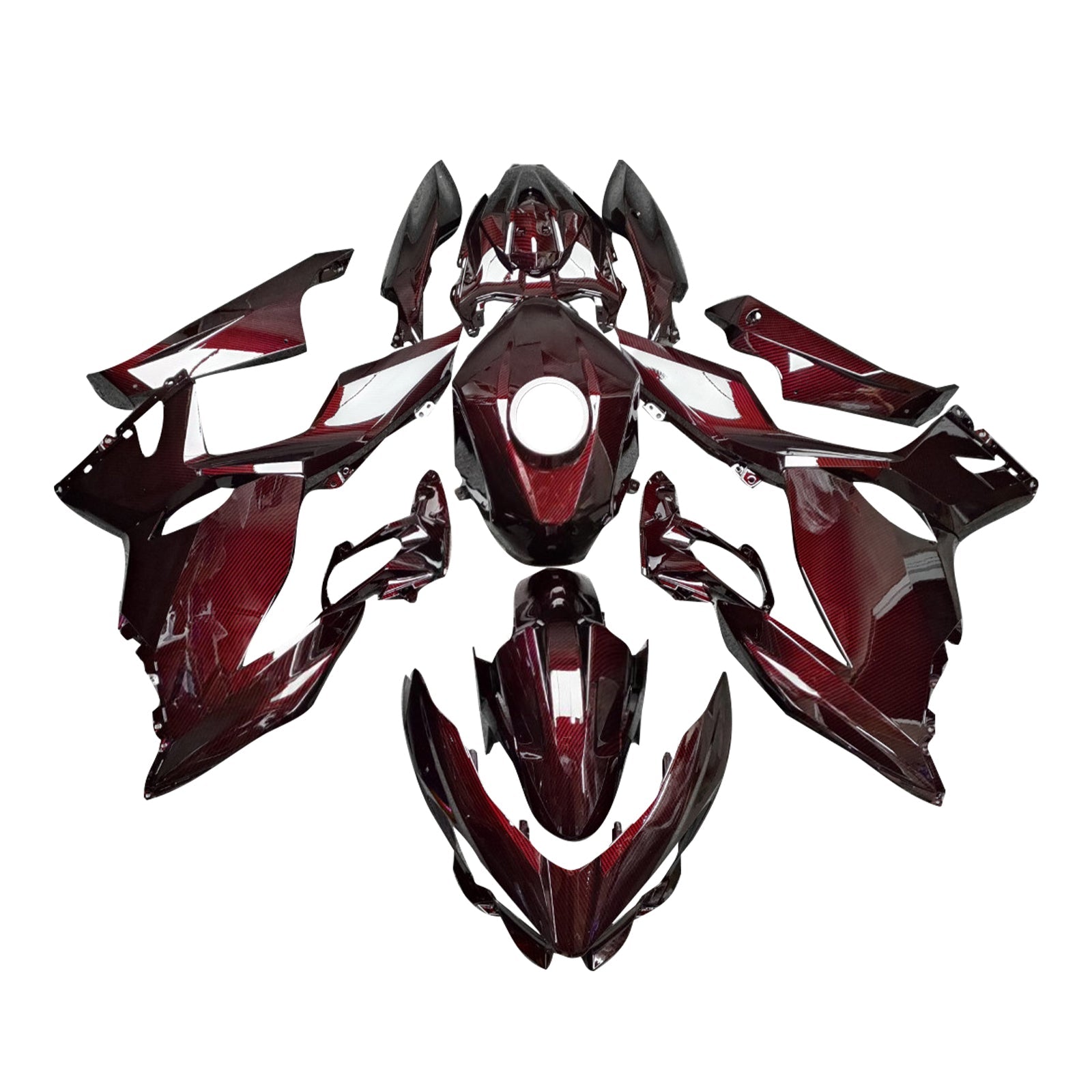 Injekcijski komplet, plastična karoserija ABS za Kawasaki EX400 ninja400 2018-2024