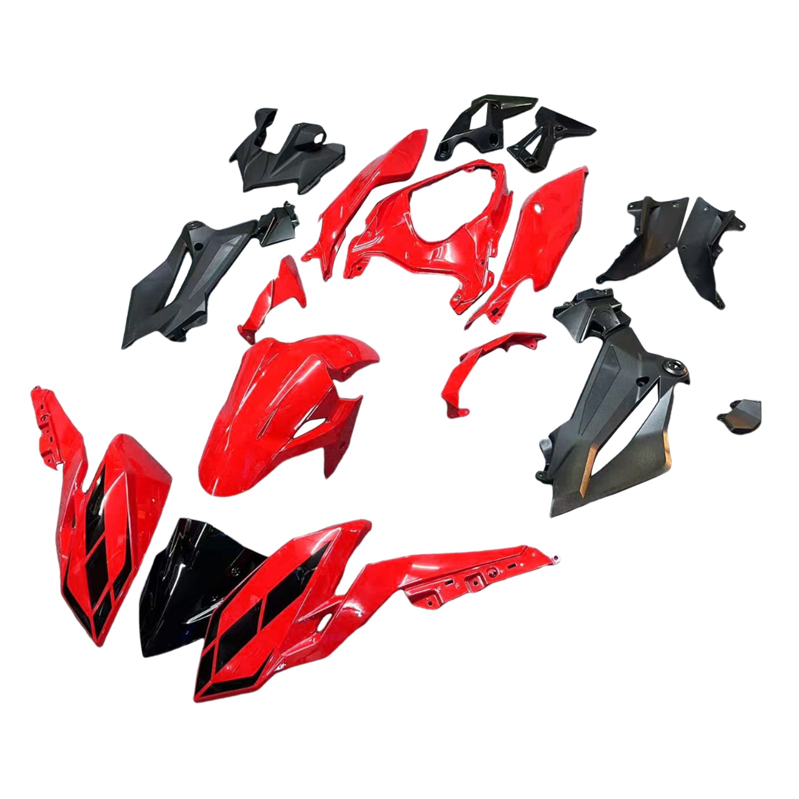 Kit de carénage en plastique ABS injecté compatible avec Kawasaki Z400 2018-2024