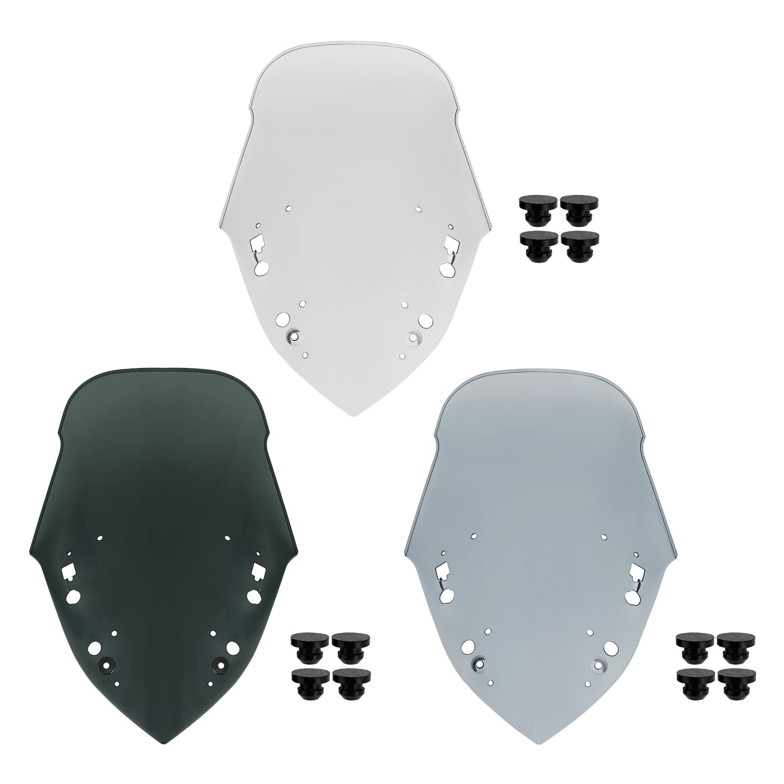 ABS Plastic Zapisz przednią szybę dla Yamaha X-Max 300 2017-2022