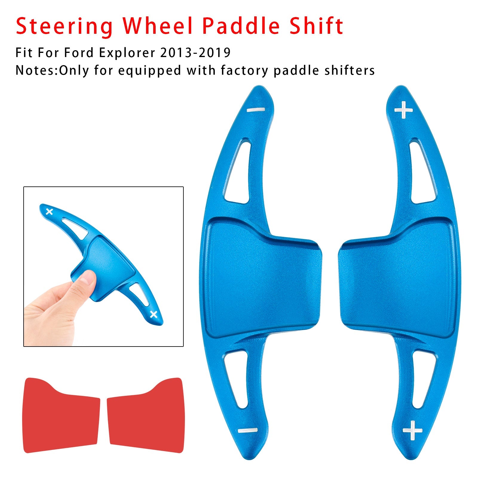 Extension de palettes de changement de vitesse pour volant en aluminium pour Ford Explorer 2013-2019