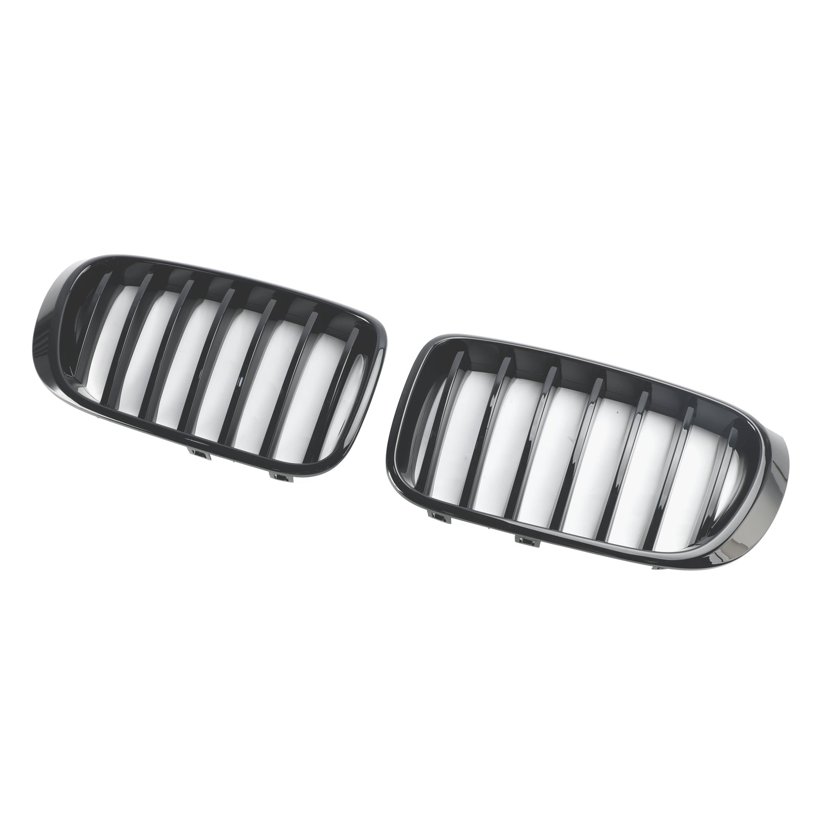 Parrilla de parachoques delantero negro brillante para BMW X3 X4 F25 F26 2014-2017