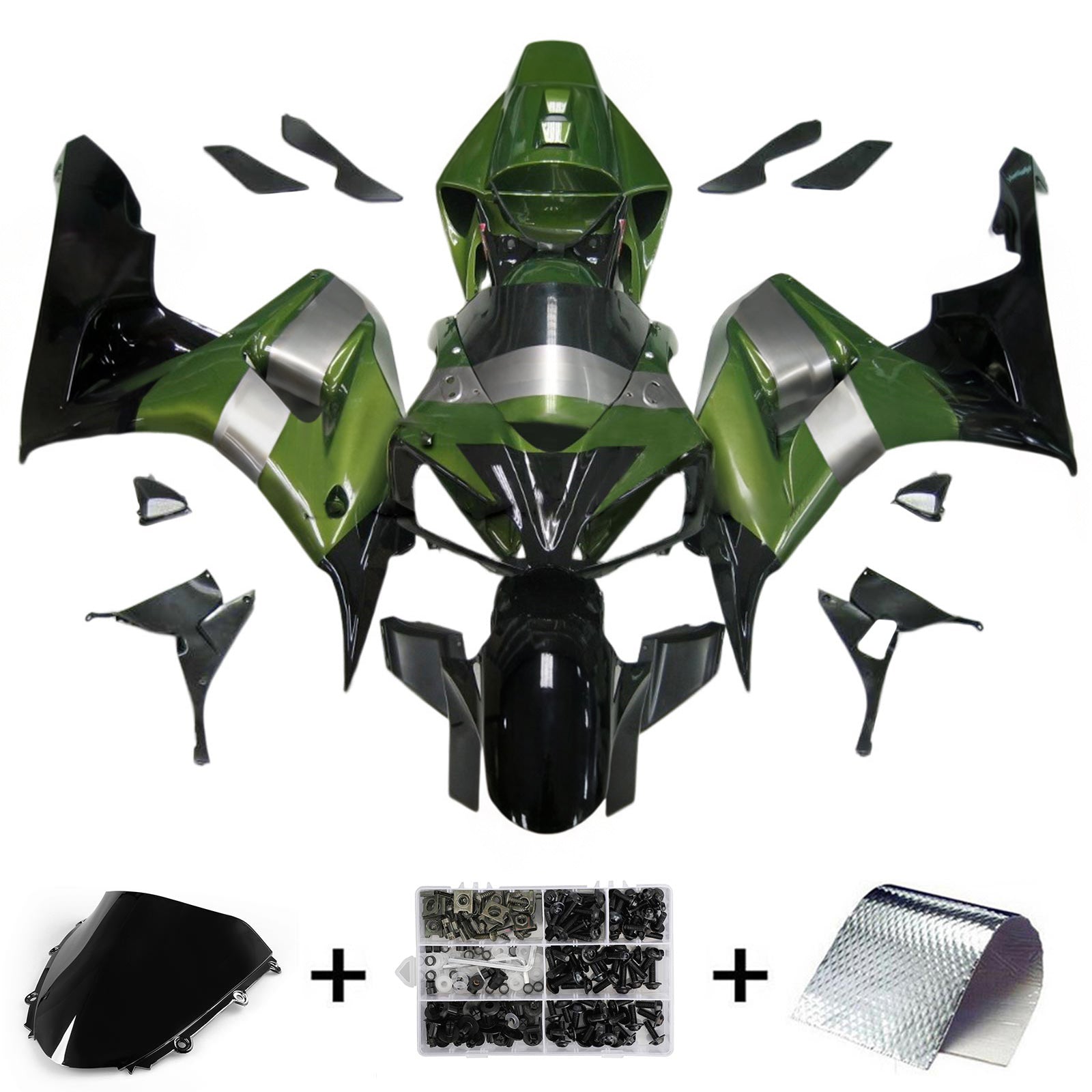 Kit de carénage injecté en plastique ABS pour Honda CBR1000RR 2006-2007