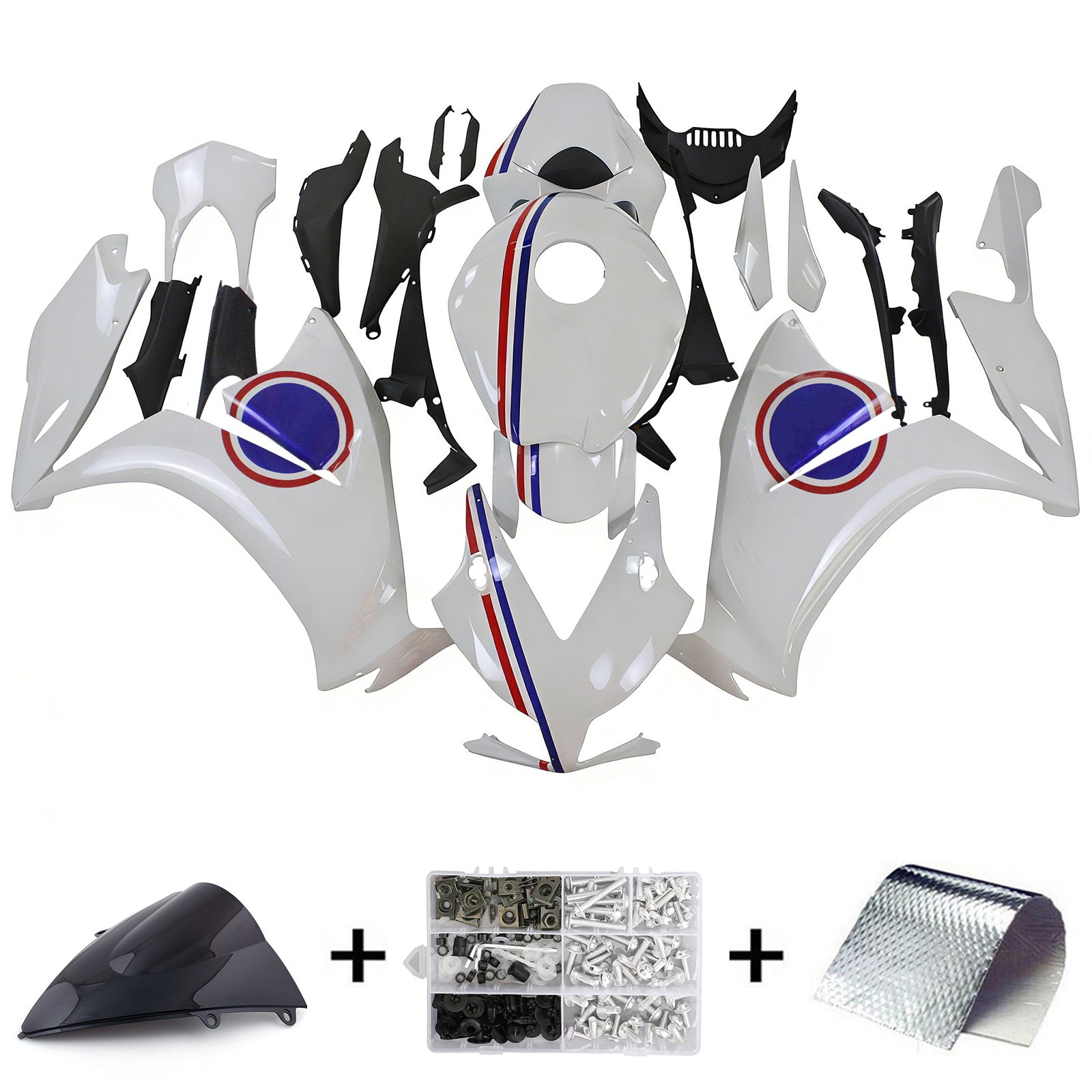 Kit de carénage injecté en plastique ABS pour Honda CBR1000RR 2012-2016