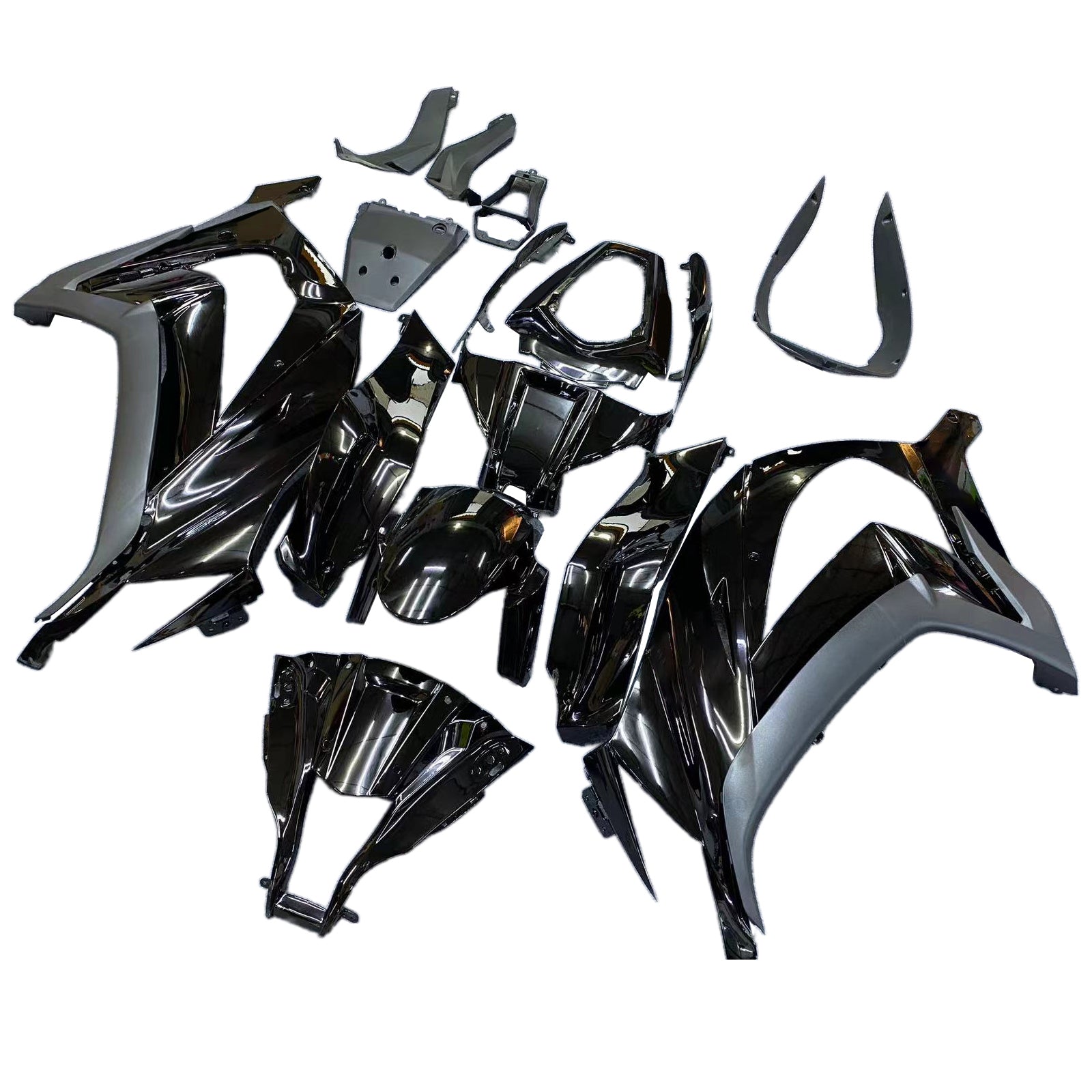 Kit de carénage par injection, carrosserie en plastique ABS, compatible avec la Kawasaki ZX10R 2011-2015