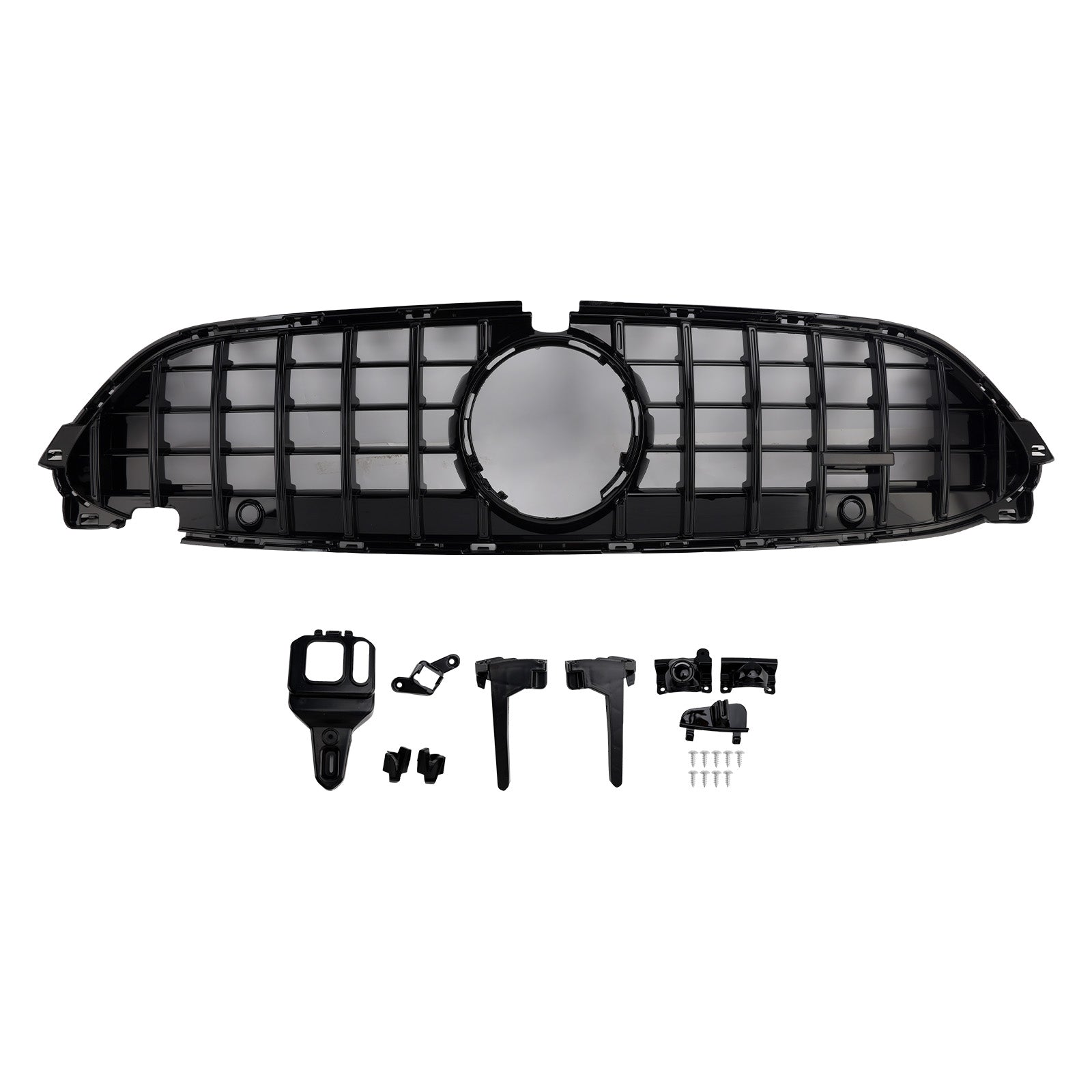 Calandre de pare-chocs avant noire pour Mercedes-Benz Classe CLE W236 C236 (2024-2026).