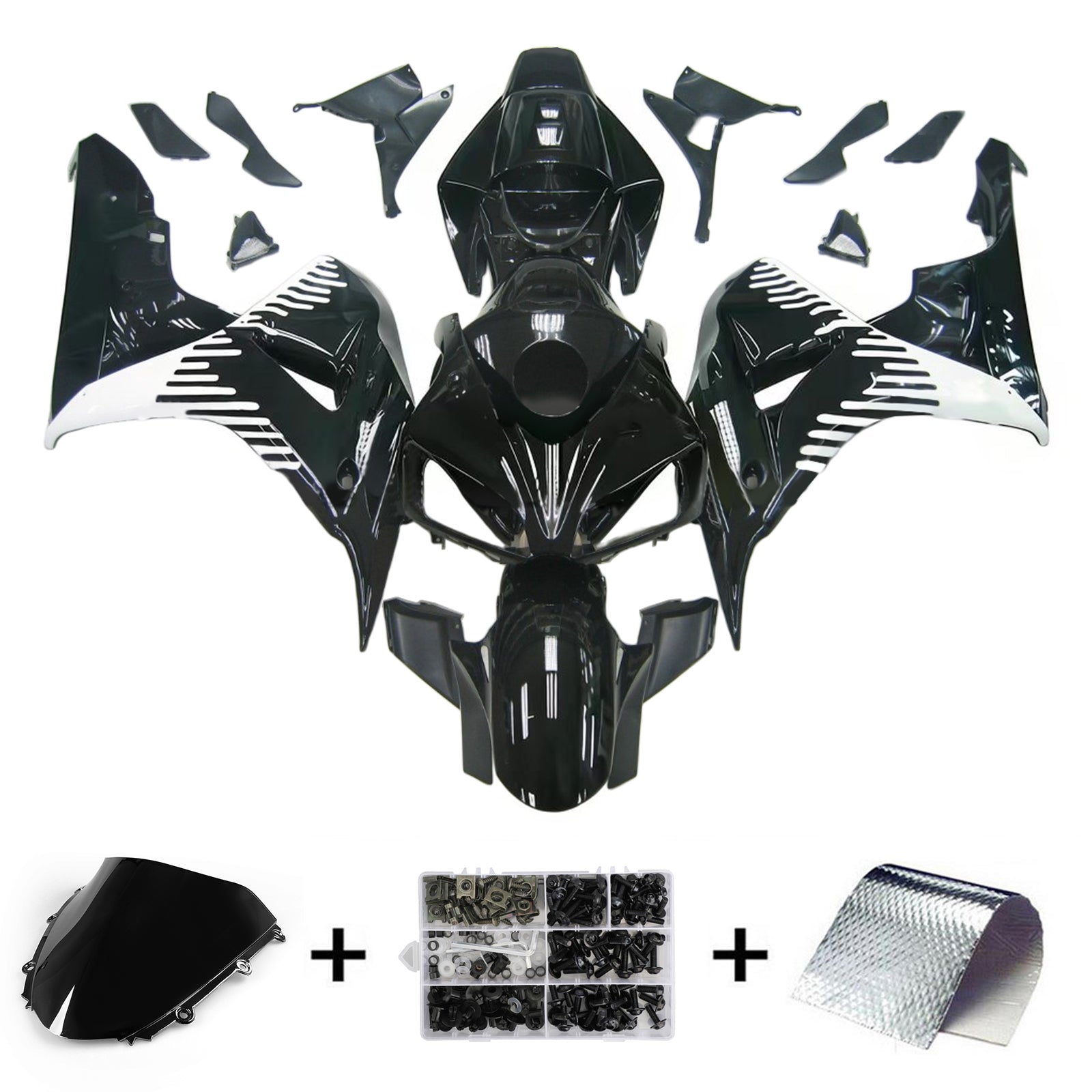 Kit de carénage injecté en plastique ABS pour Honda CBR1000RR 2006-2007