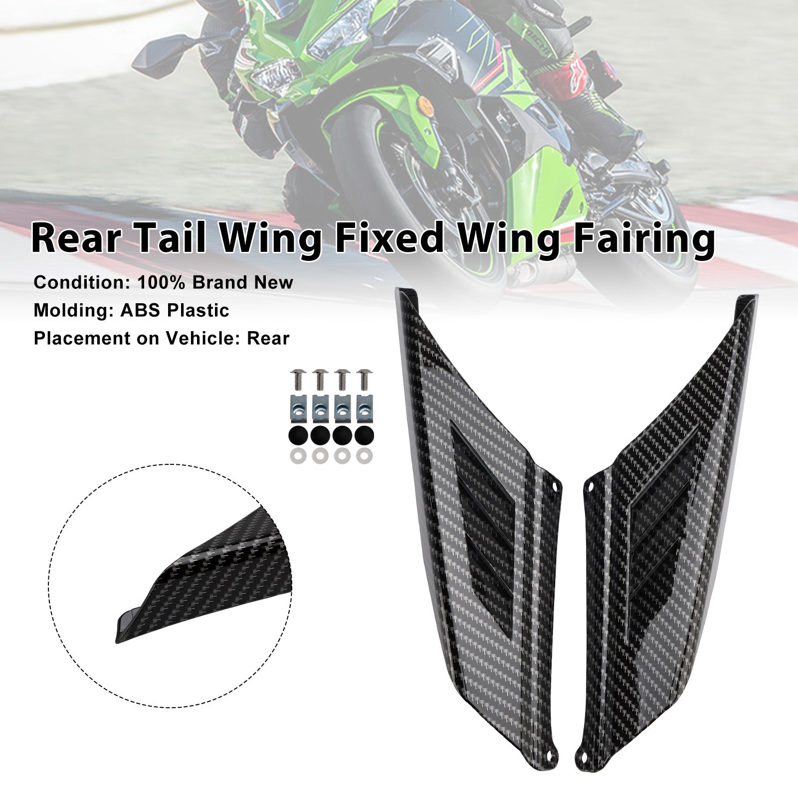 Carénage arrière fixe pour Kawasaki NINJA ZX-4R ZX-4RR 2023-2025