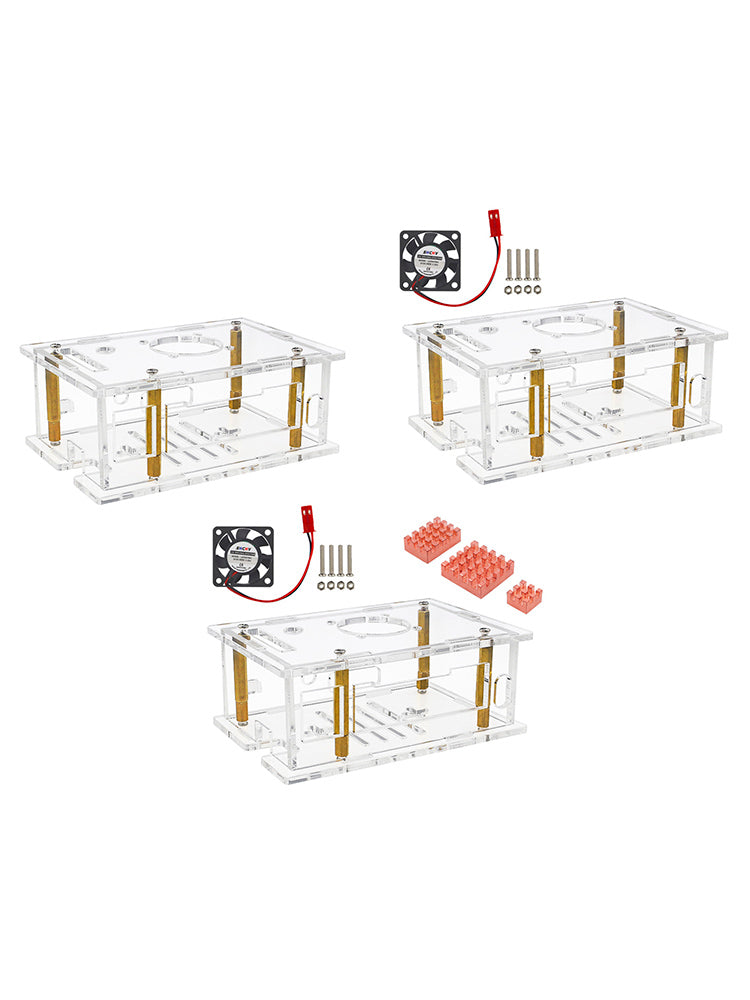 Dedykowana karta rozwoju Orange PI RV2, przezroczysta akrylowa skrzynia