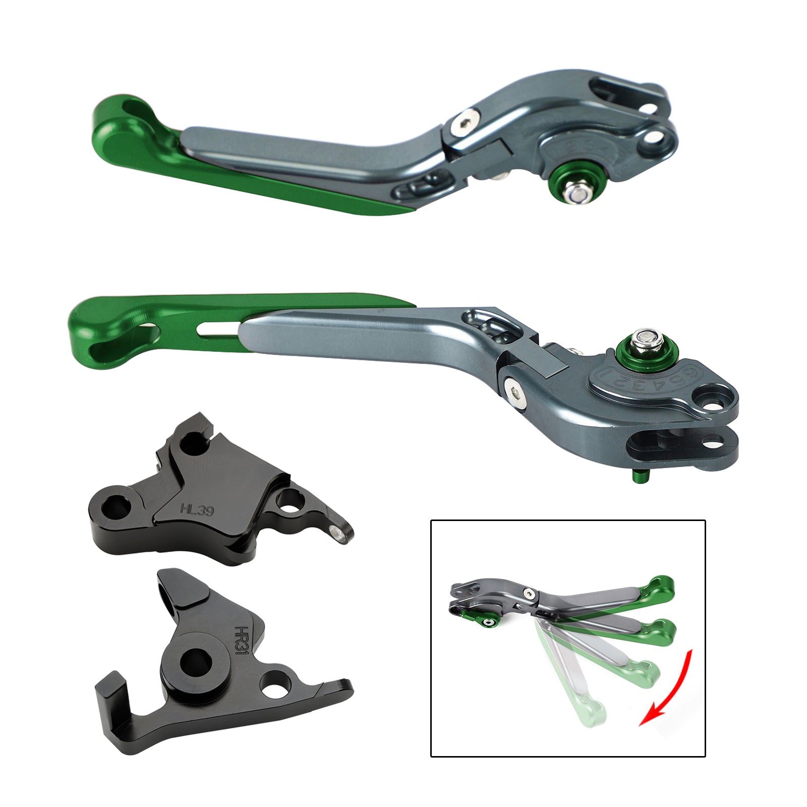 Levier de frein d'embrayage réglable pour CFMOTO 450SS 450SR 21-23 450NK 23-24