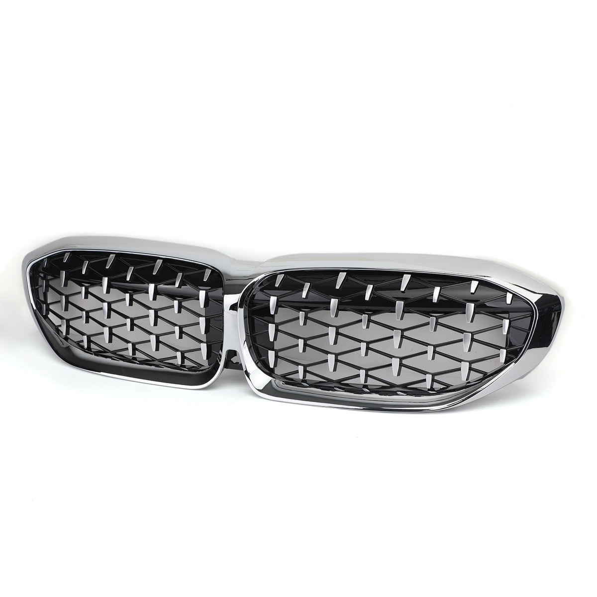 Front Diamond Style Grille de calandre Pour BMW New 3 Series G20 Racing Chrome