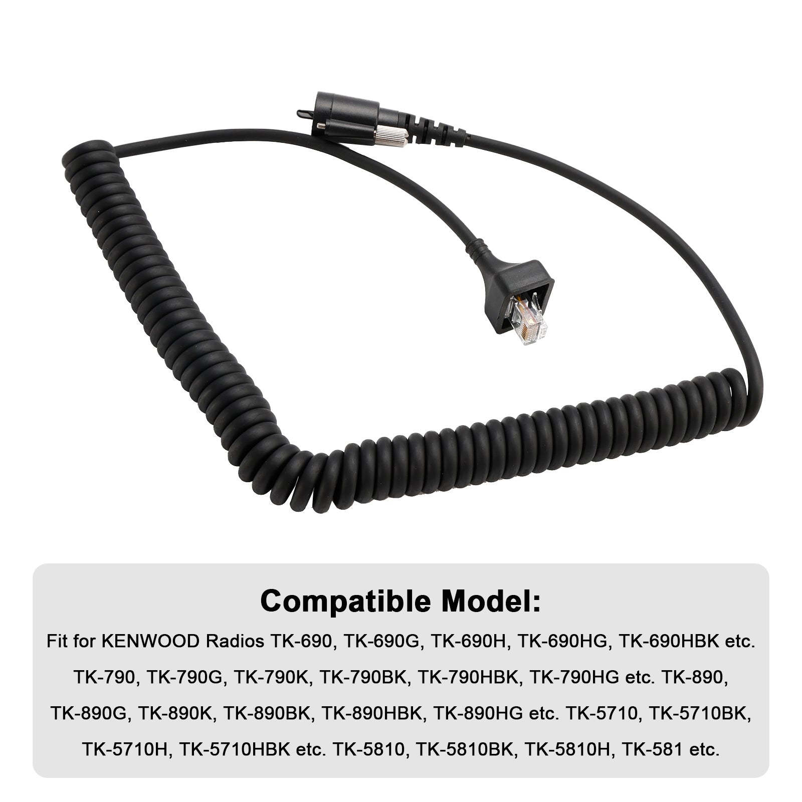 KMC27 ročni mikrofonski kabel za KENWOOD TK-690 TK-790 TK-890 TK-5710