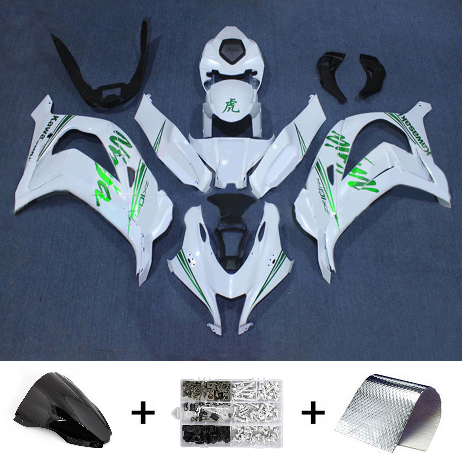 Kit di carenatura in plastica ABS per Kawasaki ZX10R 2016-2020