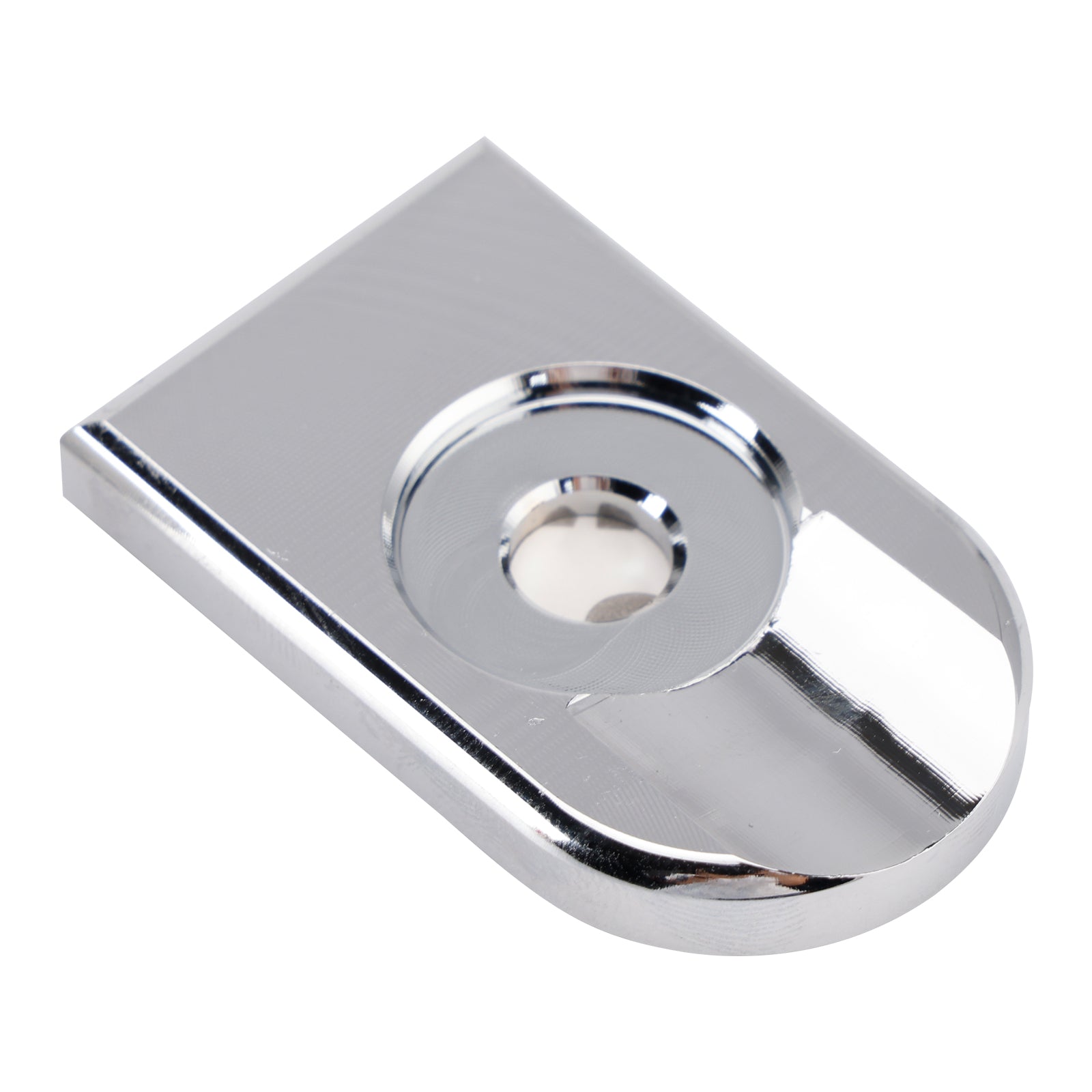 Kit de fixation de plaque de boulon de selle argenté 1/4""-20 pour Touring Softail Dyna 96-23