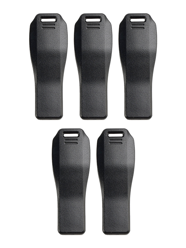 Lot de 5 talkies-walkies radio communicateurs BP272 clip ceinture pour ICOM BP-272 clip arrière