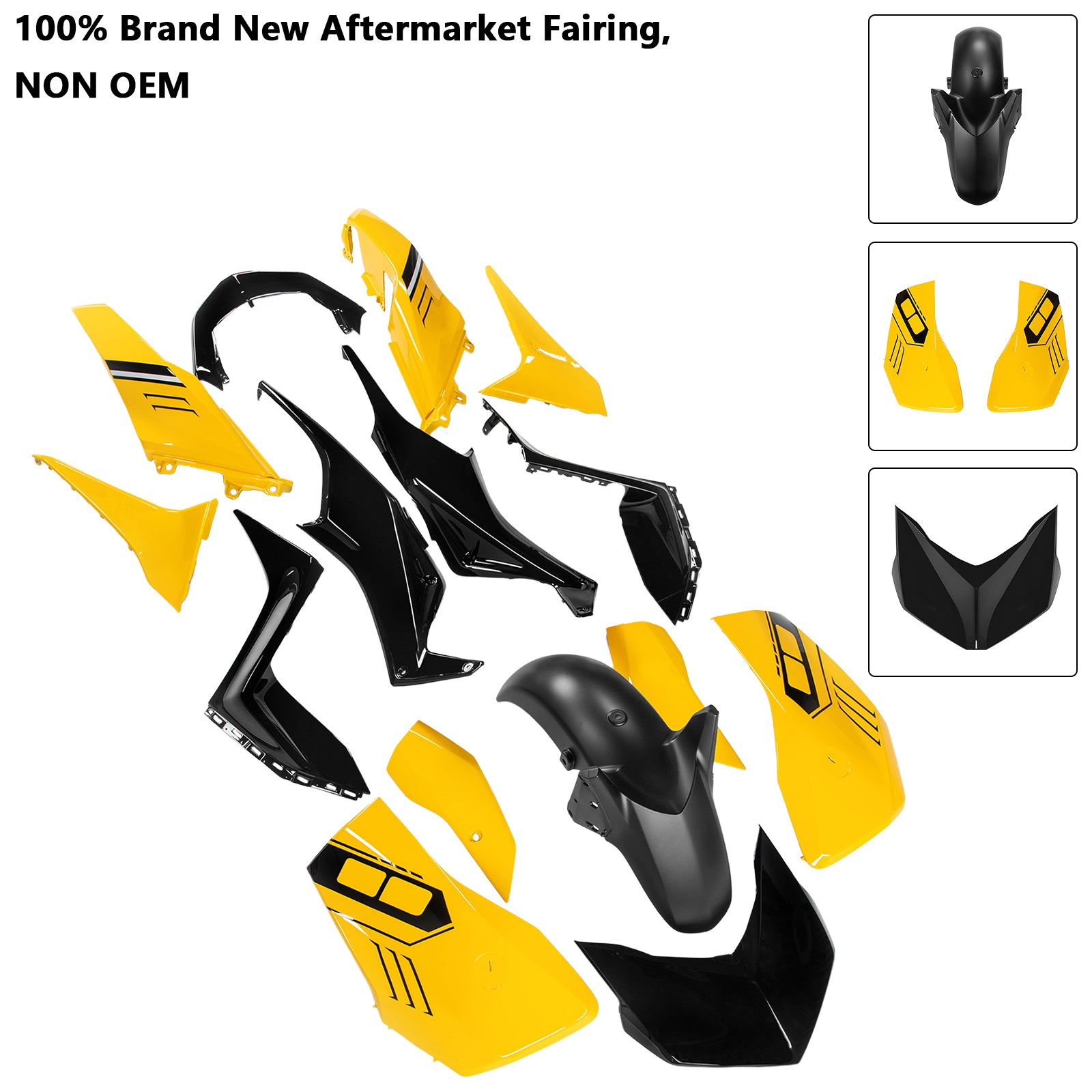 Kit de carénage de carrosserie ABS par injection pour Yamaha X-MAX 300 XMAX 2023-2024