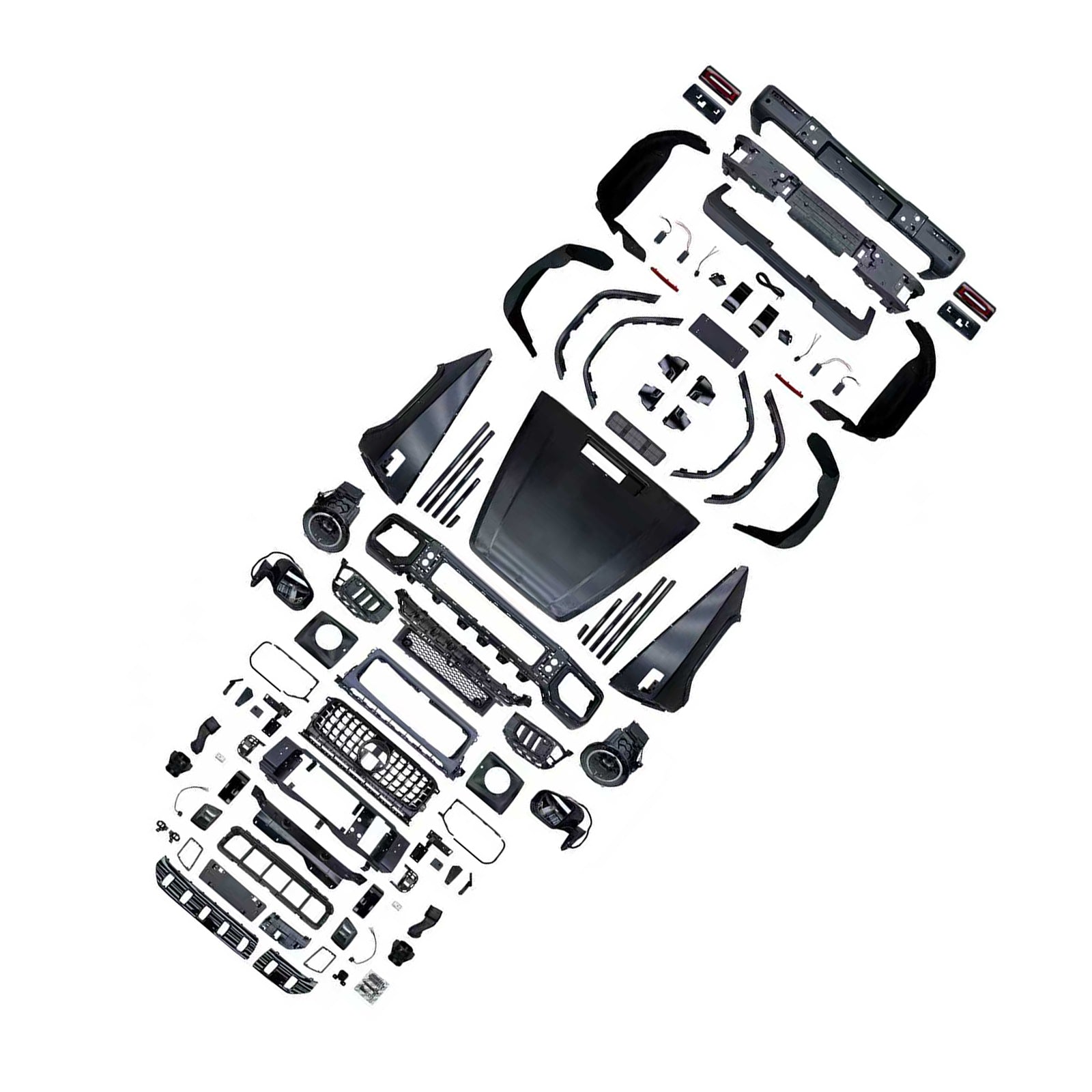 Kit carrosserie style AMG pour Mercedes W463, G550 et G500 (1993-2018) - Pare-chocs