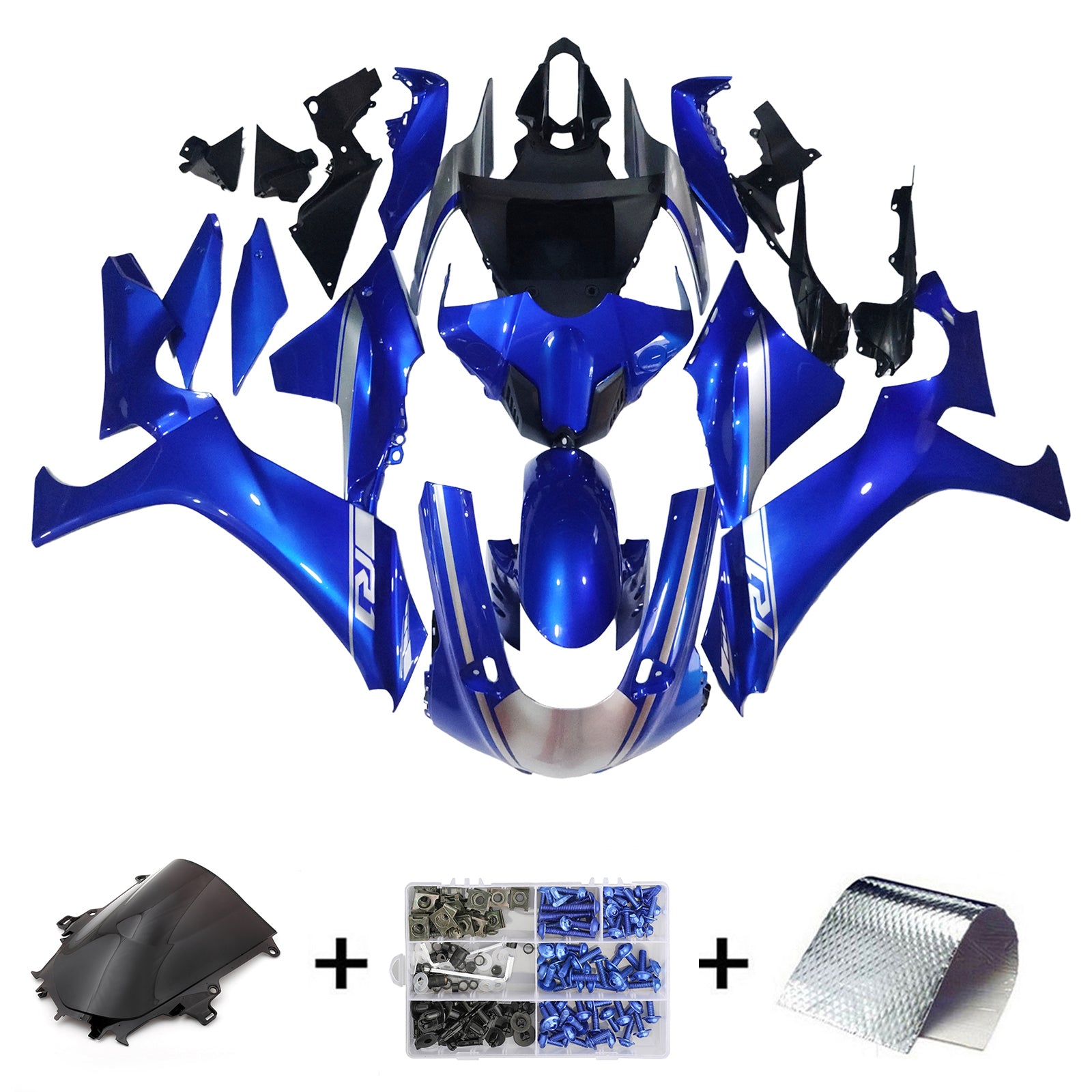 ABS PLASTIC KUIST KIT VOOR YAMAHA YZF 1000 R1 2015-2019