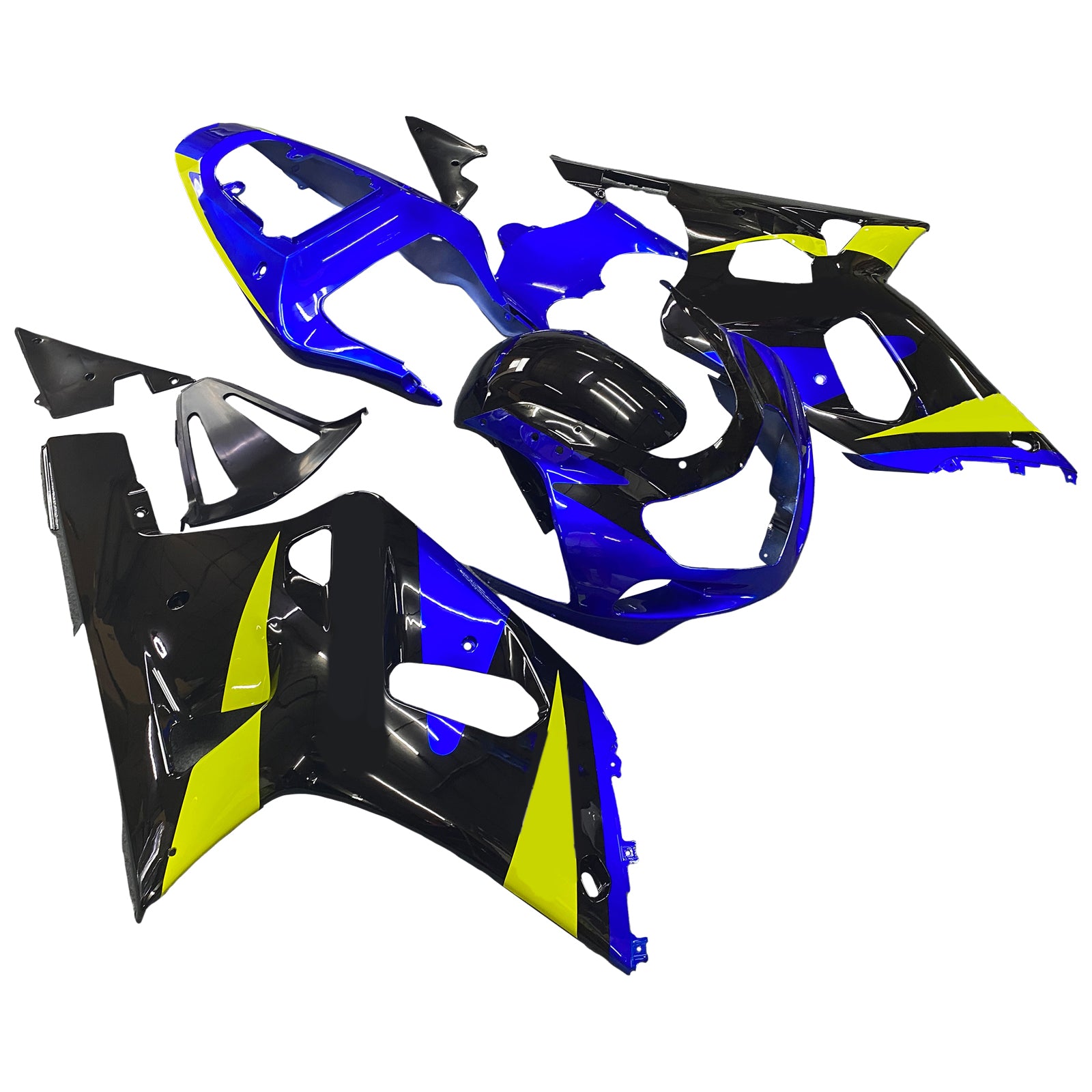 Kit de carénage par injection, carrosserie en plastique ABS, compatible avec Suzuki GSXR750 2001-2003