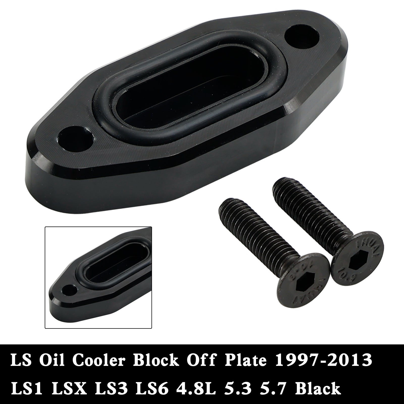 1997-2003 GM LS Series LSX LS1 LS2 LS3 LS6 LQ4 LQ9 LM7 V8 LS Motores Enfriador de aceite Bloque de placa