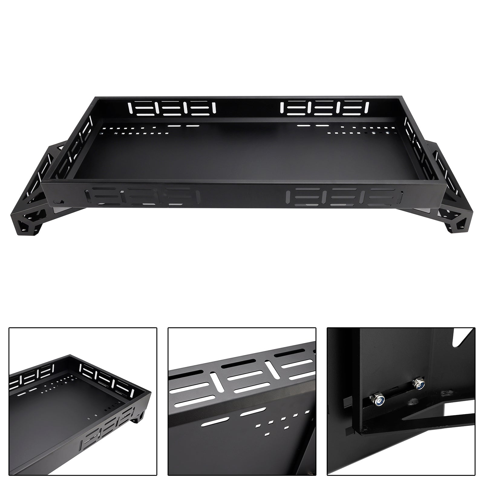 Support de caisse surélevé en métal universel en acier pour Polaris Ranger 900 (UTV)