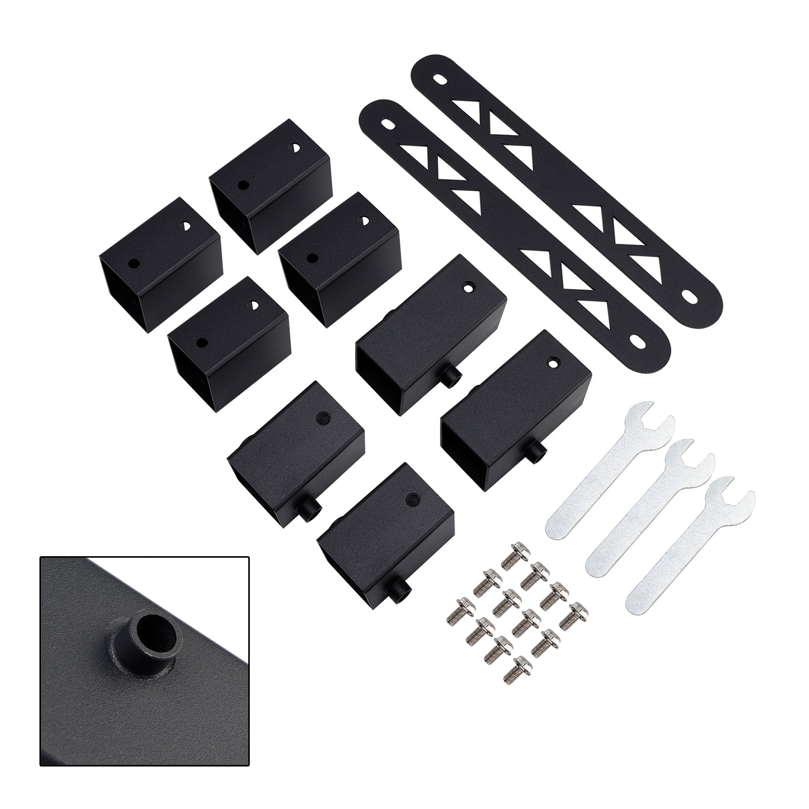 Kit d'adaptateurs pour rehausseur de siège conducteur et passager pour Polaris RZR Pro XP 20-23 Turbo