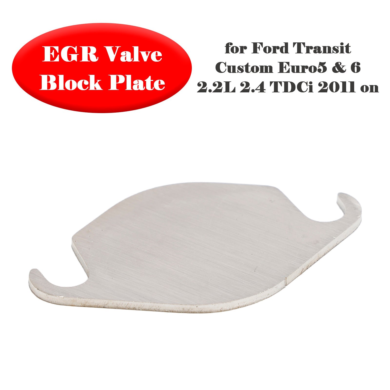 Placa de bloqueo de válvulas EGR para Ford Transit Custom Euro5 y 6 2.2L 2.4 TDCI de 2011