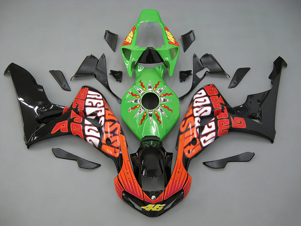 Kit de carénage par injection, carrosserie en plastique ABS, adapté à la Honda CBR1000RR 2006-2007