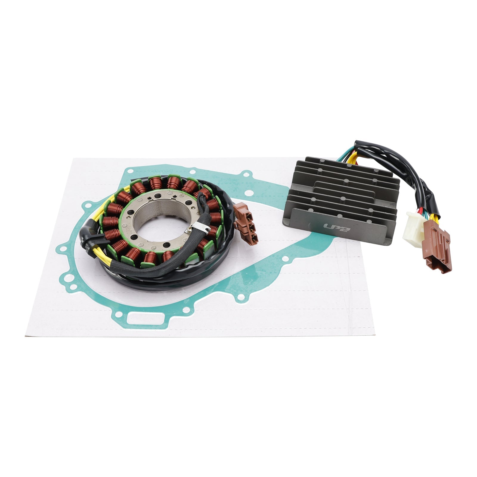 Bobine magnéto stator + régulateur de tension + joint d'étanchéité pour Aprilia RSV 1000 R 2004 - 2008 / RSV1000 Tuono 2006 - 2009