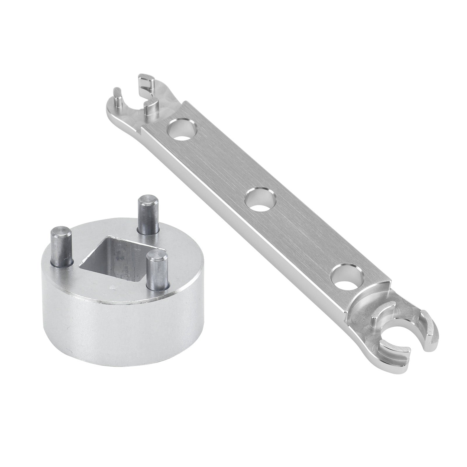 Verwijderingssleutel voor de onderste kap. Saphire/Onyx/Diamond/DVO vorkreconstructietool.