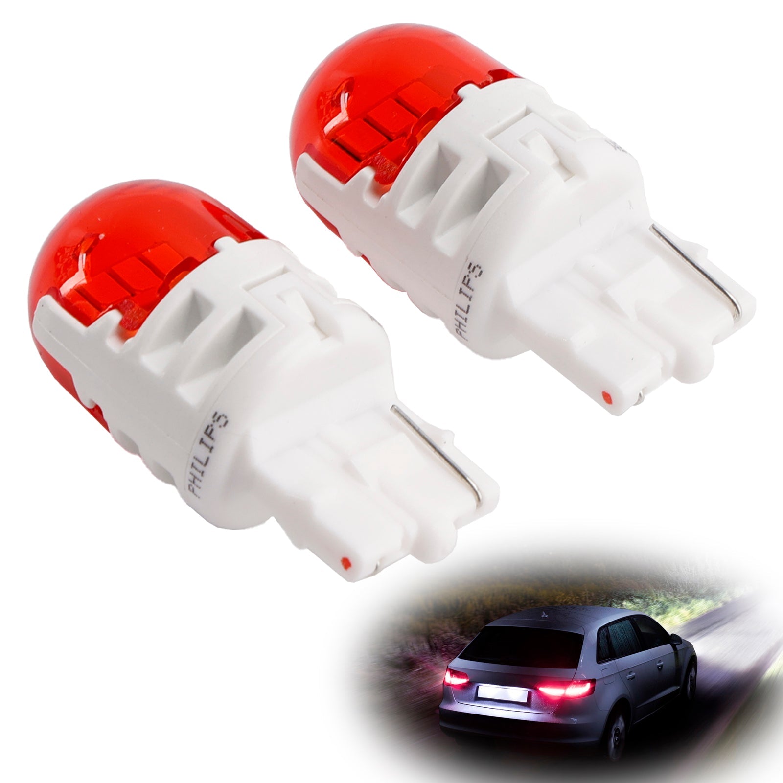 Faro per auto a LED AMBRA Ultinon Pro6000 WY21W W21W 11065AU60 per PHILIPS