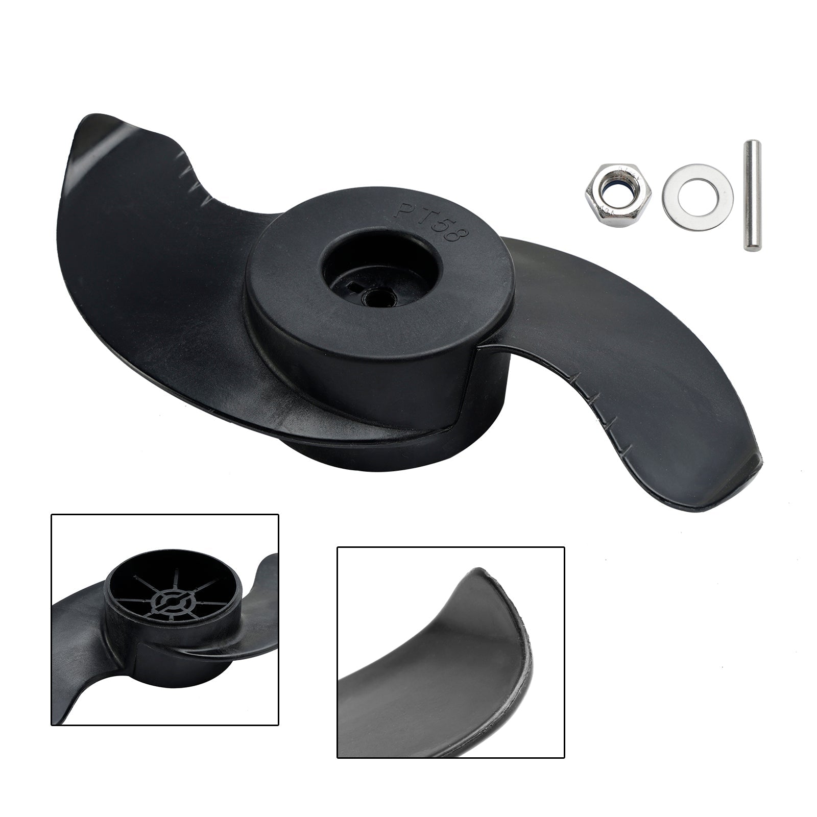 Hélice Weedless Wedge 2 para motor de pesca por curricán de 3-5/8" de diámetro 2091160