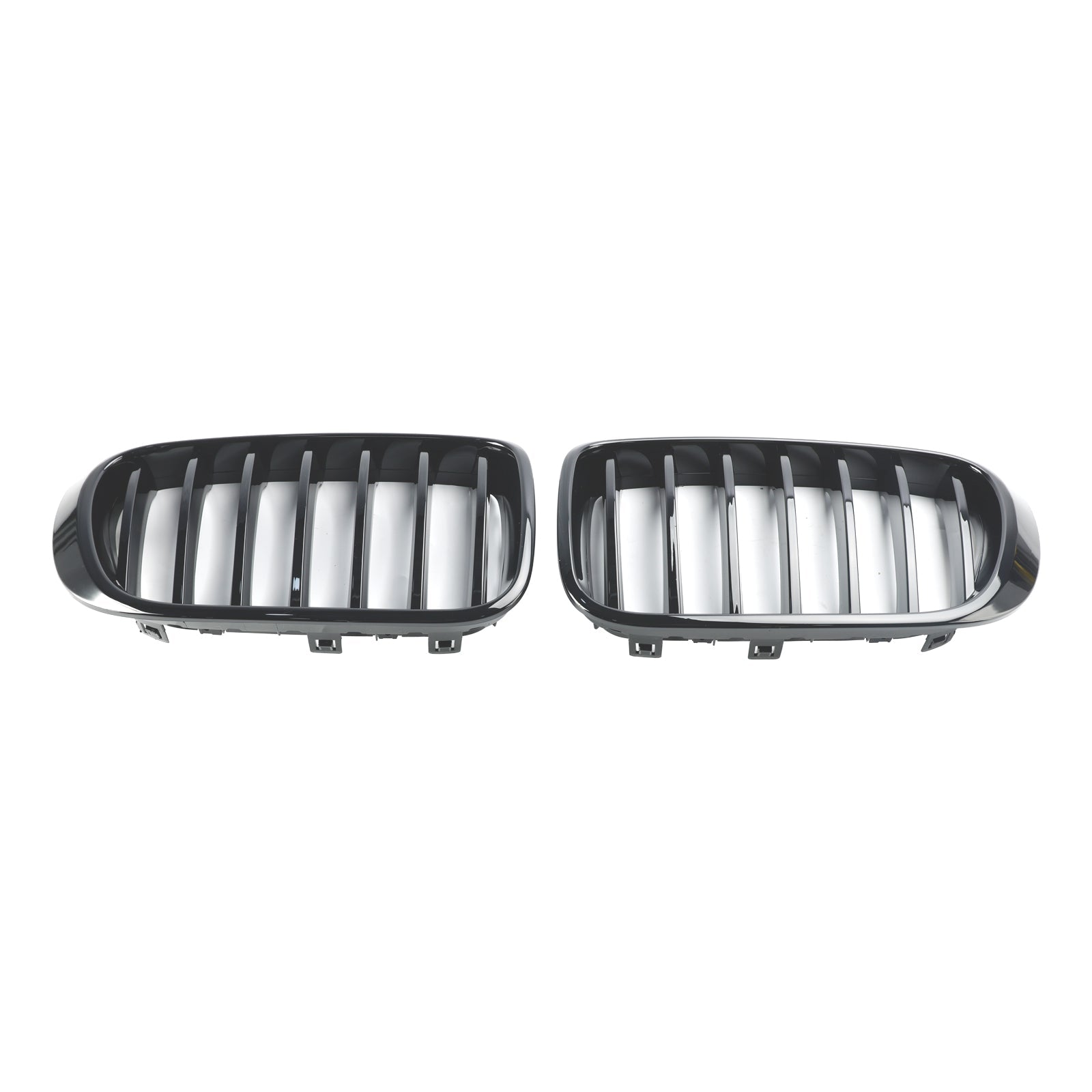 Parrilla de parachoques delantero negro brillante para BMW X3 X4 F25 F26 2014-2017