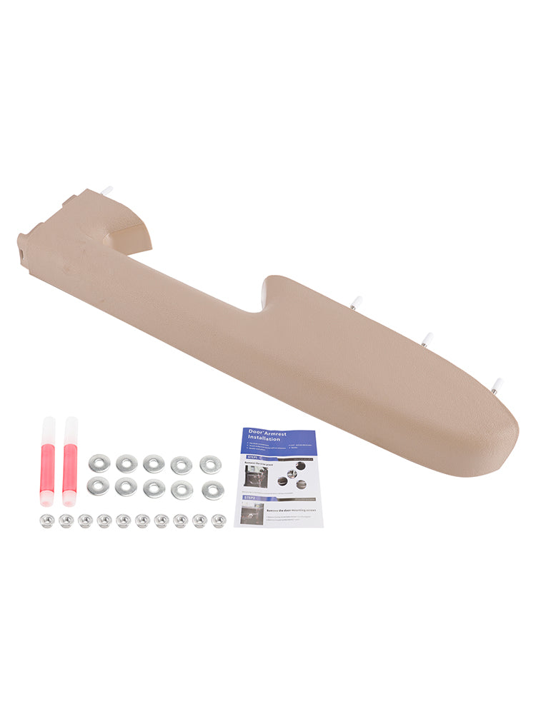 Reparatieset armsteun rechtsvoor compatibel met Chevy Silverado 1500 2500HD 2010-2014, beige kleur