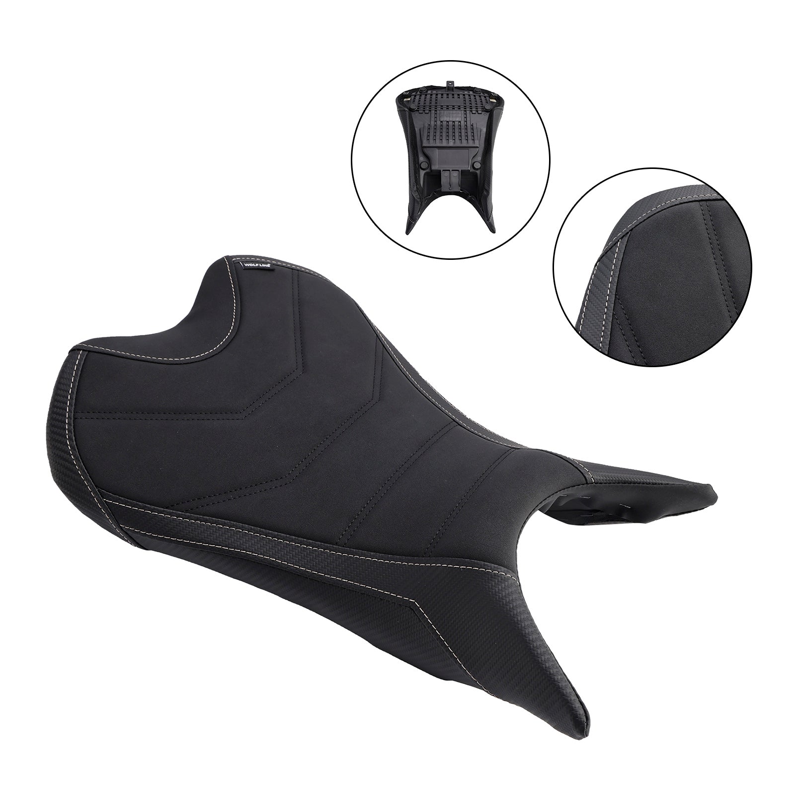 Cuscino del conducente prima del raid poliuretano per Street Triple 765/S/R 2023-2024