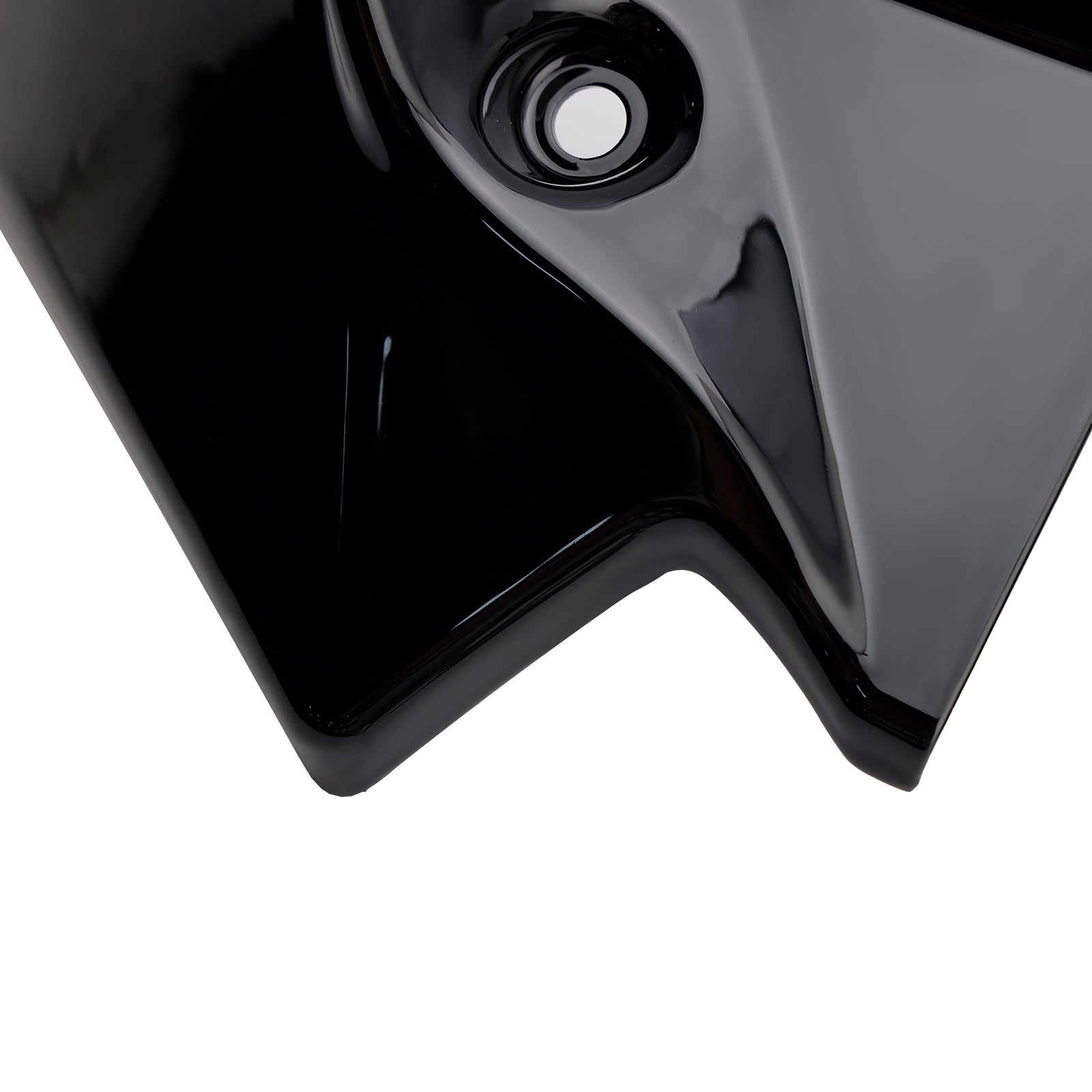 Extension de becquet avant noir pour Kawasaki Z650 2021-2024
