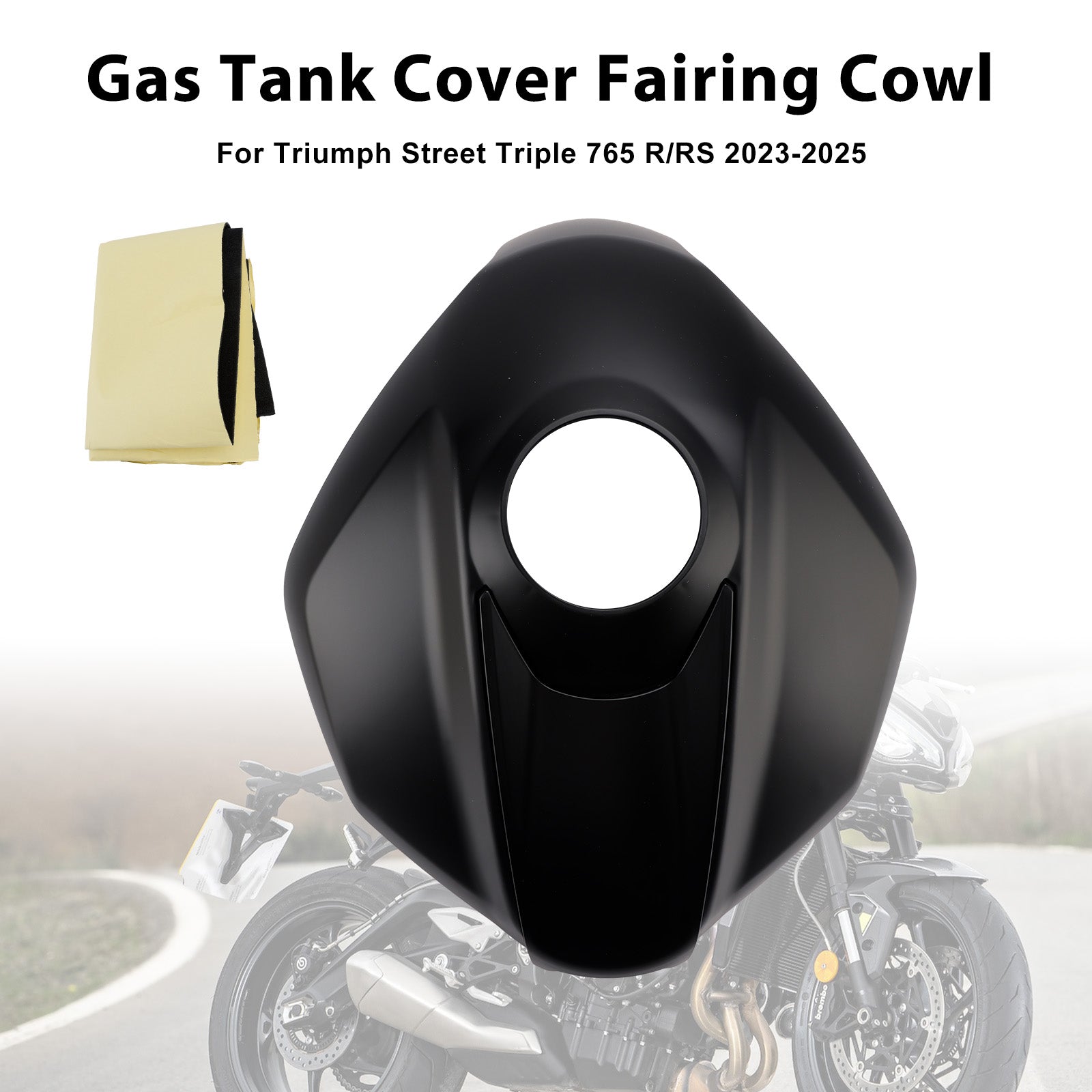 Cache de réservoir d'essence et garniture de carénage pour Street Triple 765 R/RS 2023-2025