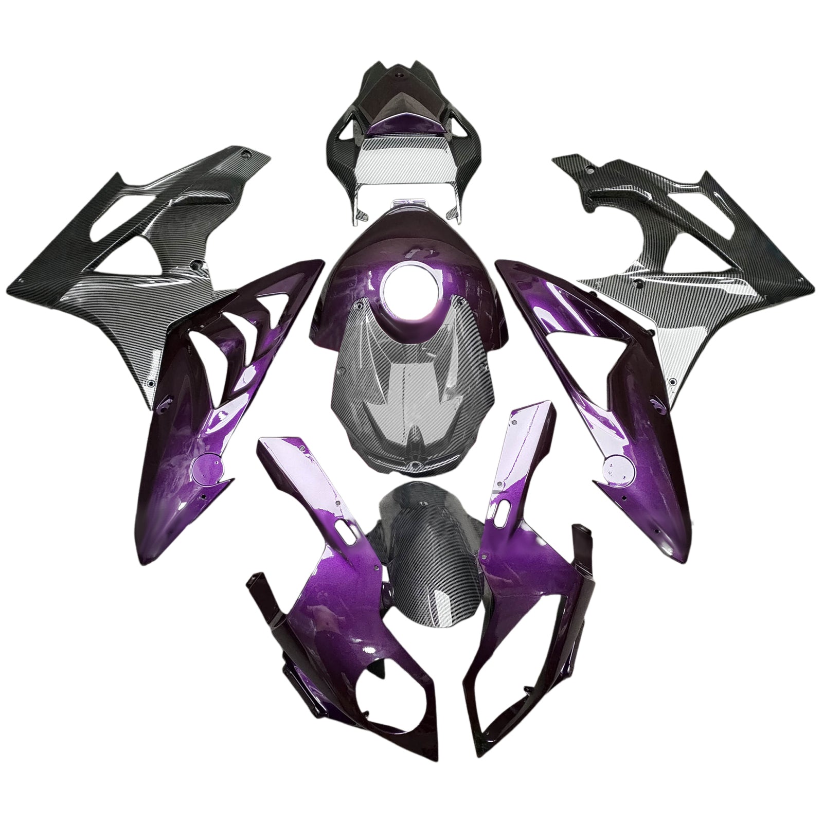 Kit de carénage d'injection pour BMW S1000RR 2009-2014 Carrosserie Plastique ABS