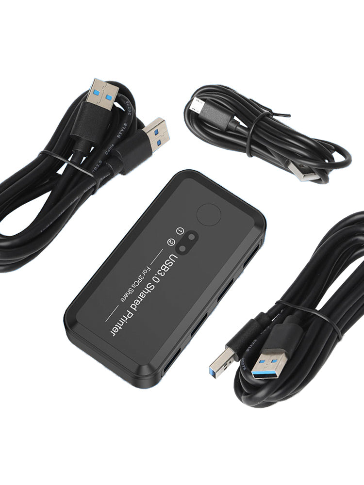USB 3.0-switch 2 in 4 uit deelapparaat'printer Twee computers delen