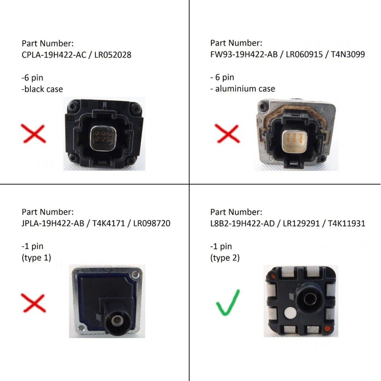 Land Rover Jaguar Paraurti Portellone Surround Specchietti Fotocamera L8B2-19H422-AD