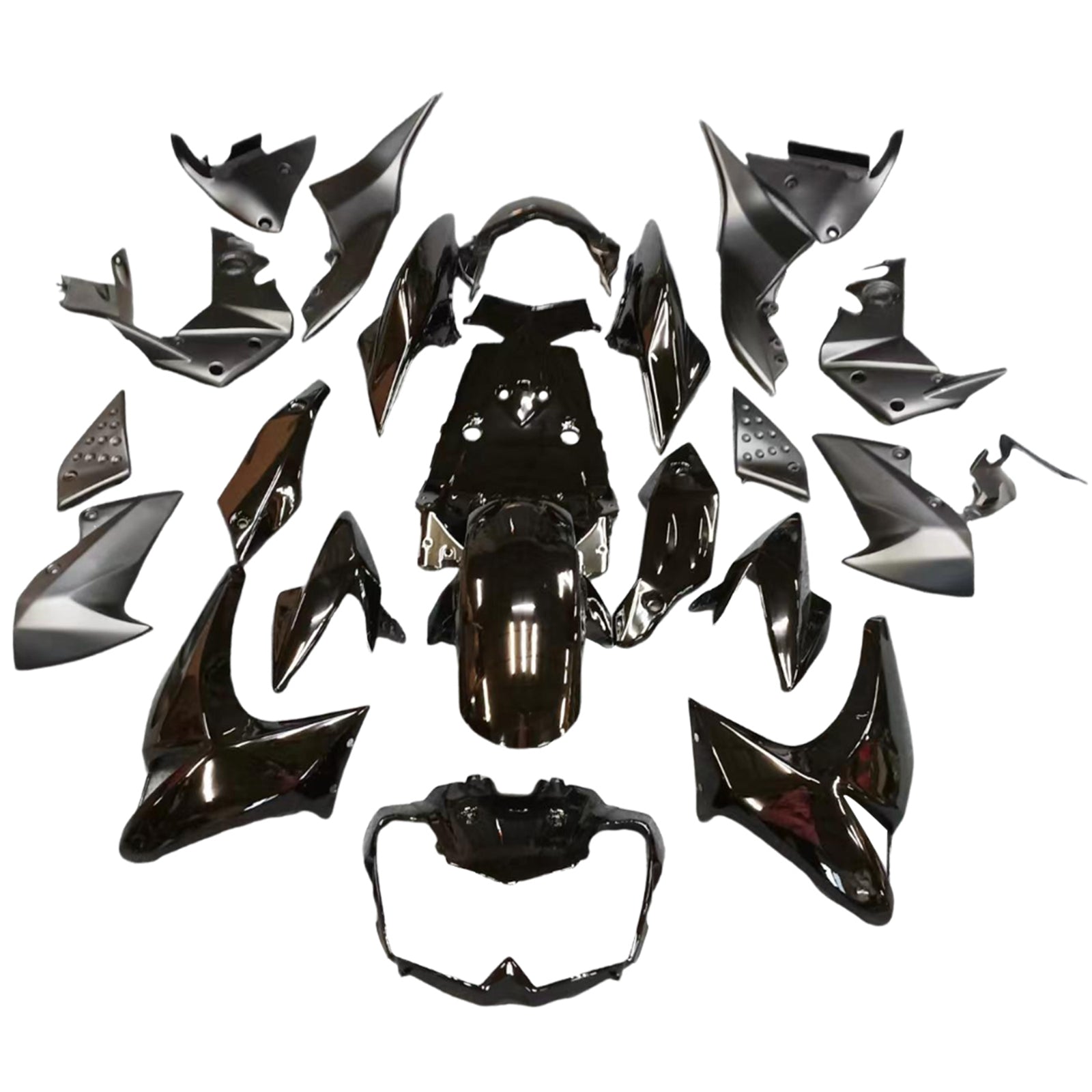 Kit de carénage par injection, carrosserie en plastique ABS, adapté à la Kawasaki Z1000 2007-2009