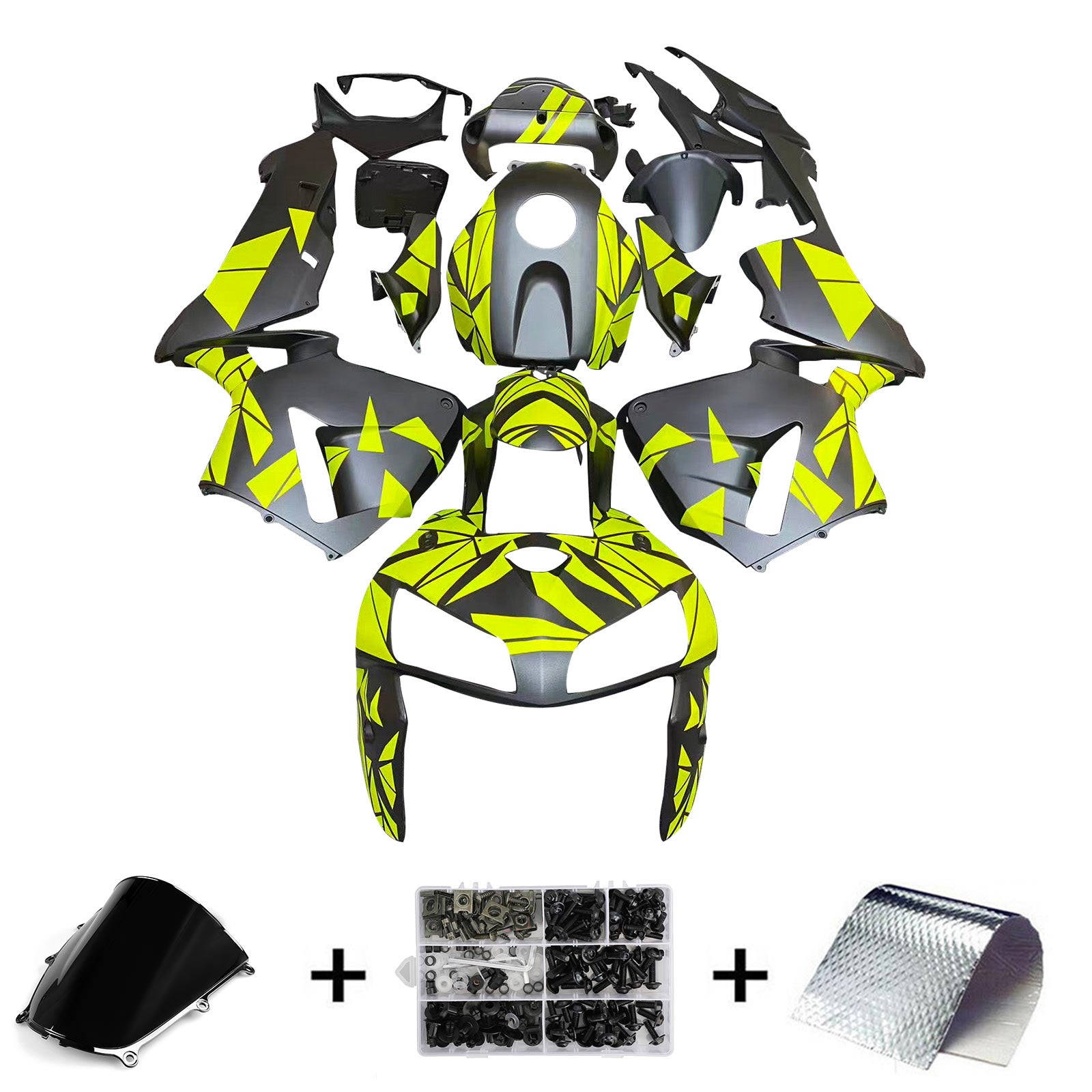 Injection carénage Kit carrosserie plastique ABS pour Honda CBR600RR 2005-2006 F5