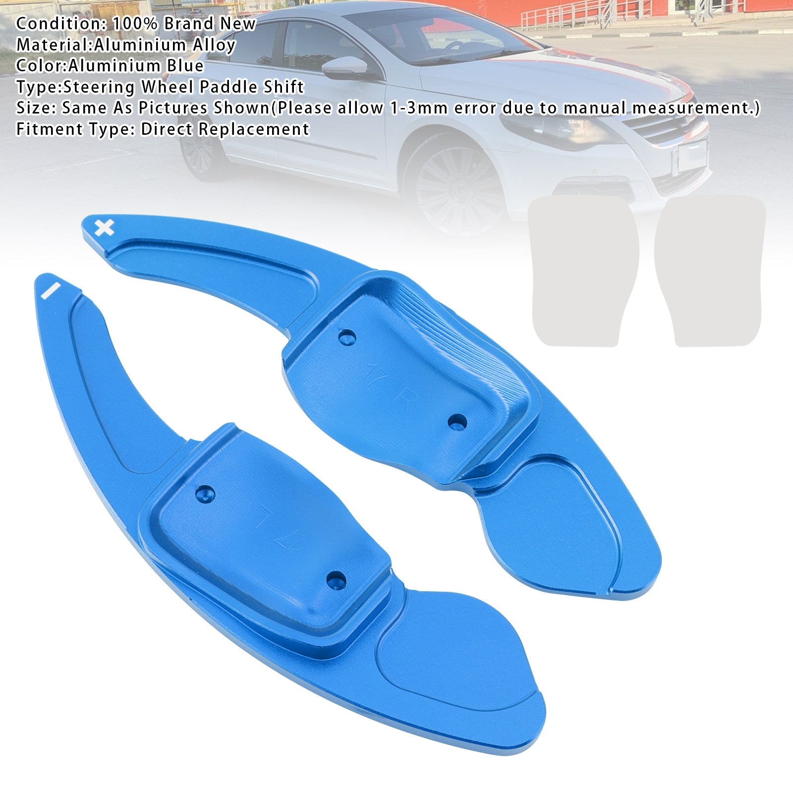 Verlenging van snelheidsverandering pallets achter het wiel voor stoel VW Scirocco